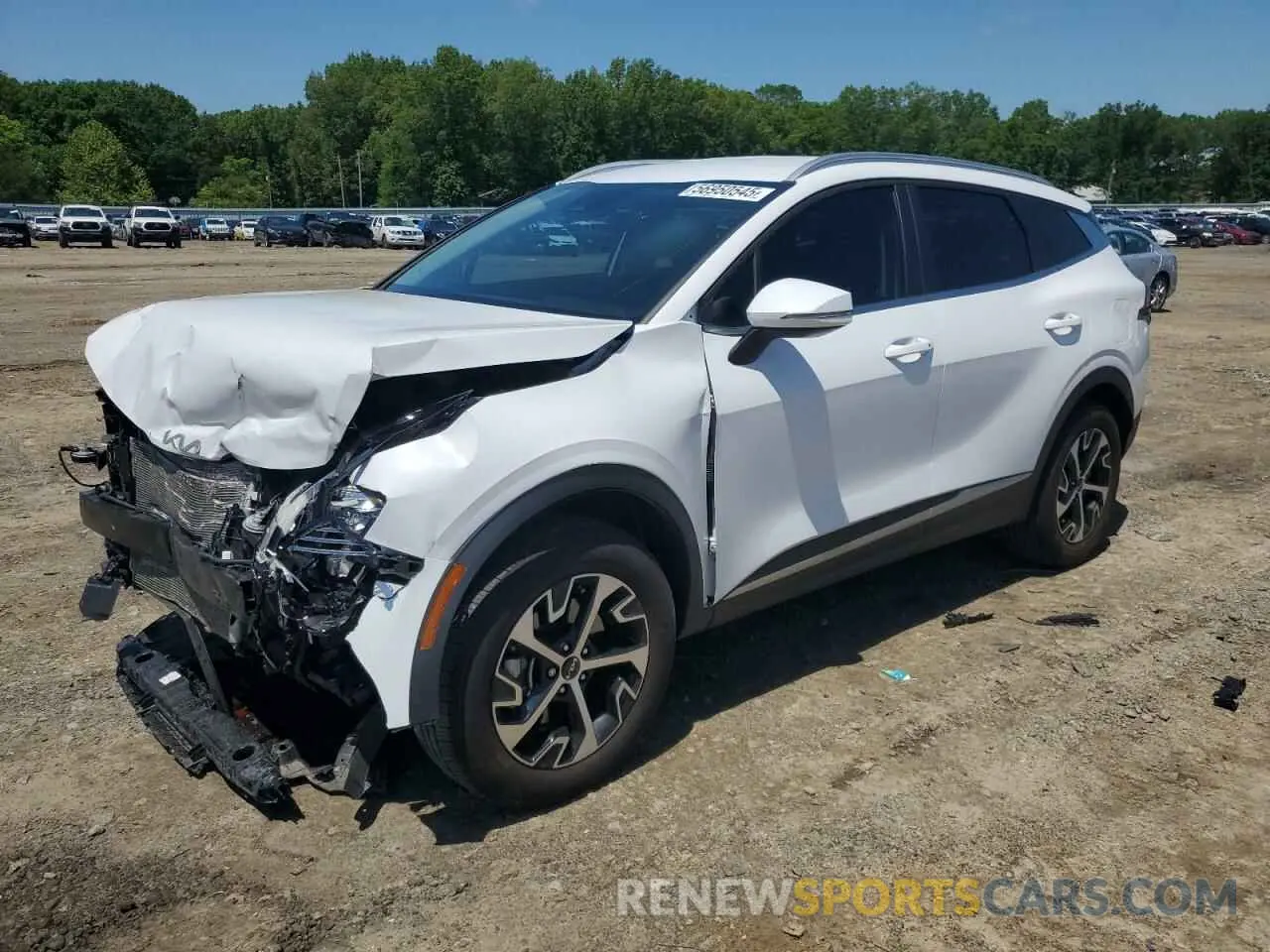 1 Photograph of a damaged car 5XYK3CAF5PG023296 KIA SPORTAGE 2023