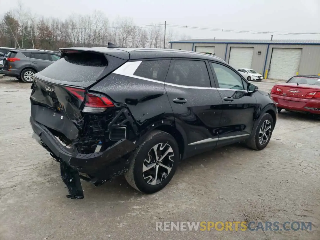 3 Photograph of a damaged car 5XYK3CAF6PG003025 KIA SPORTAGE 2023