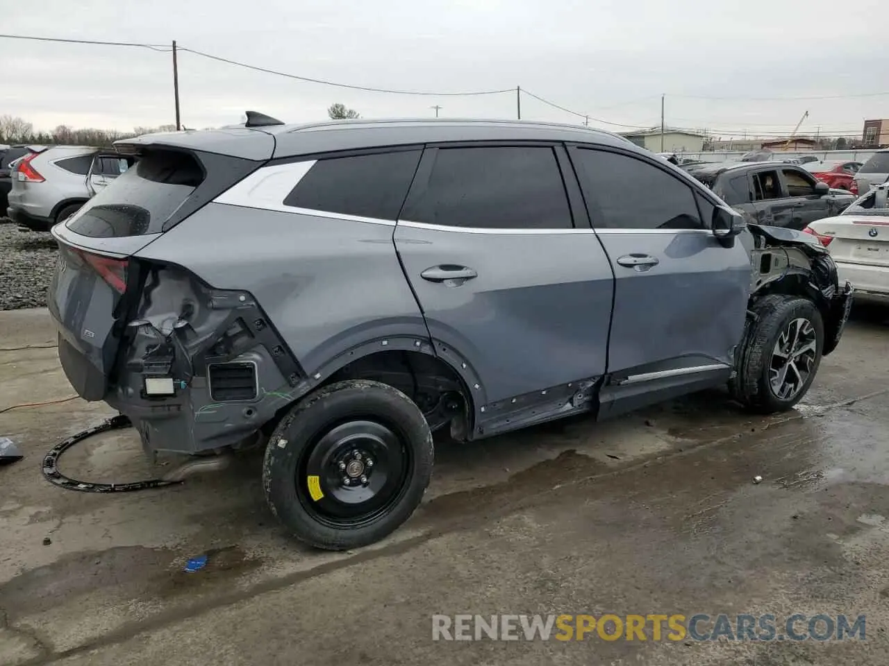 3 Photograph of a damaged car 5XYK3CAF6PG109247 KIA SPORTAGE 2023