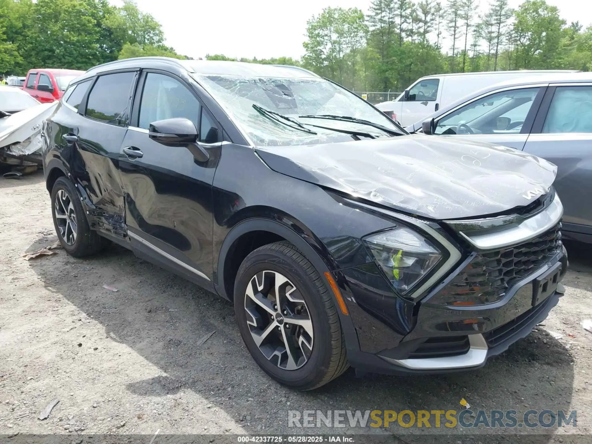1 Photograph of a damaged car 5XYK3CAF8PG022899 KIA SPORTAGE 2023