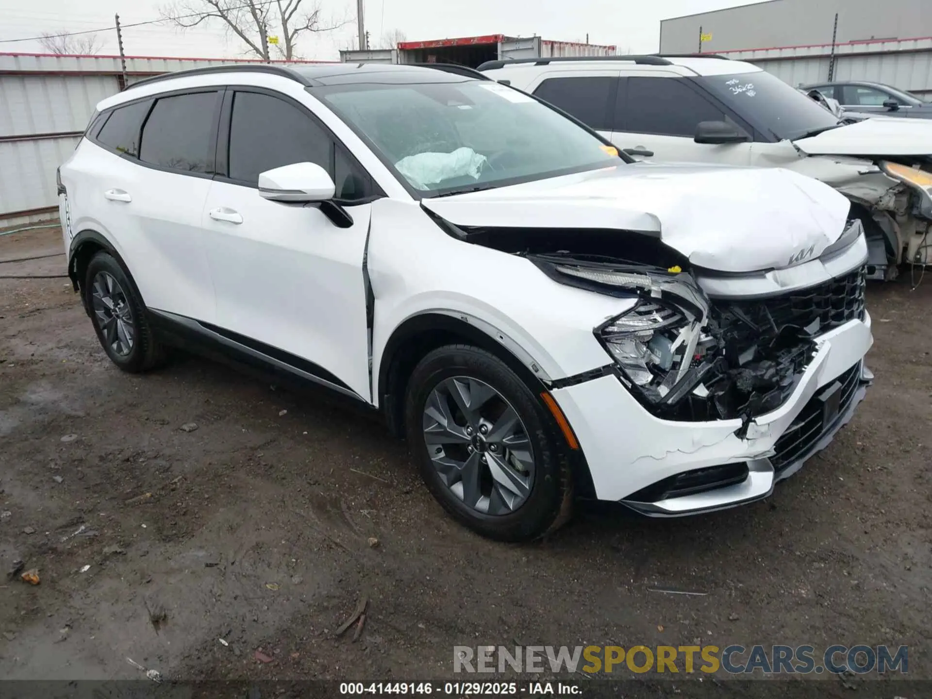 1 Photograph of a damaged car 5XYK43AF0PG057207 KIA SPORTAGE 2023