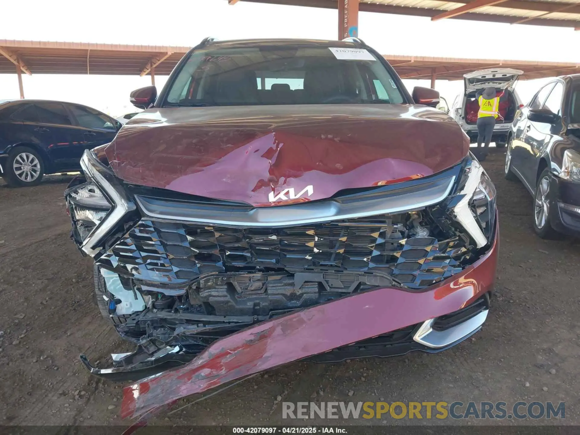 13 Photograph of a damaged car 5XYK43AF2PG079645 KIA SPORTAGE 2023