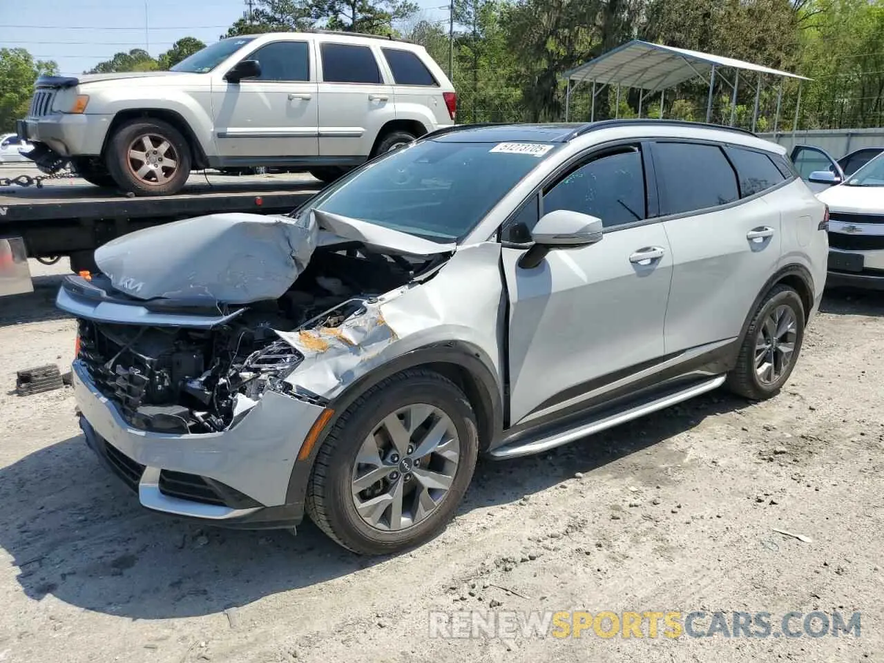 1 Photograph of a damaged car 5XYK43AF5PG088825 KIA SPORTAGE 2023