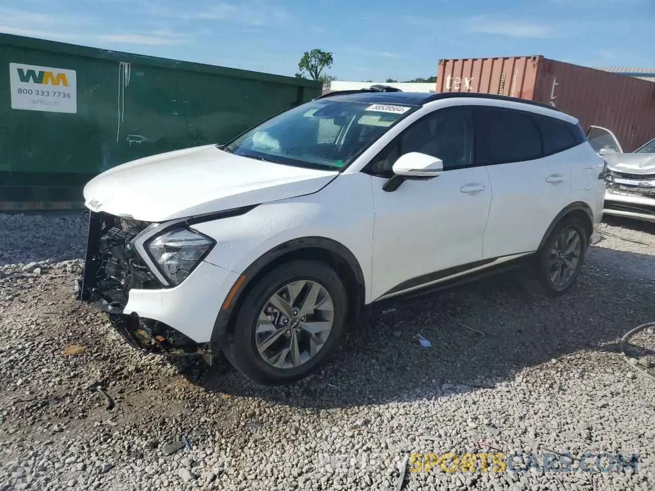 1 Photograph of a damaged car 5XYK43AF7PG109531 KIA SPORTAGE 2023