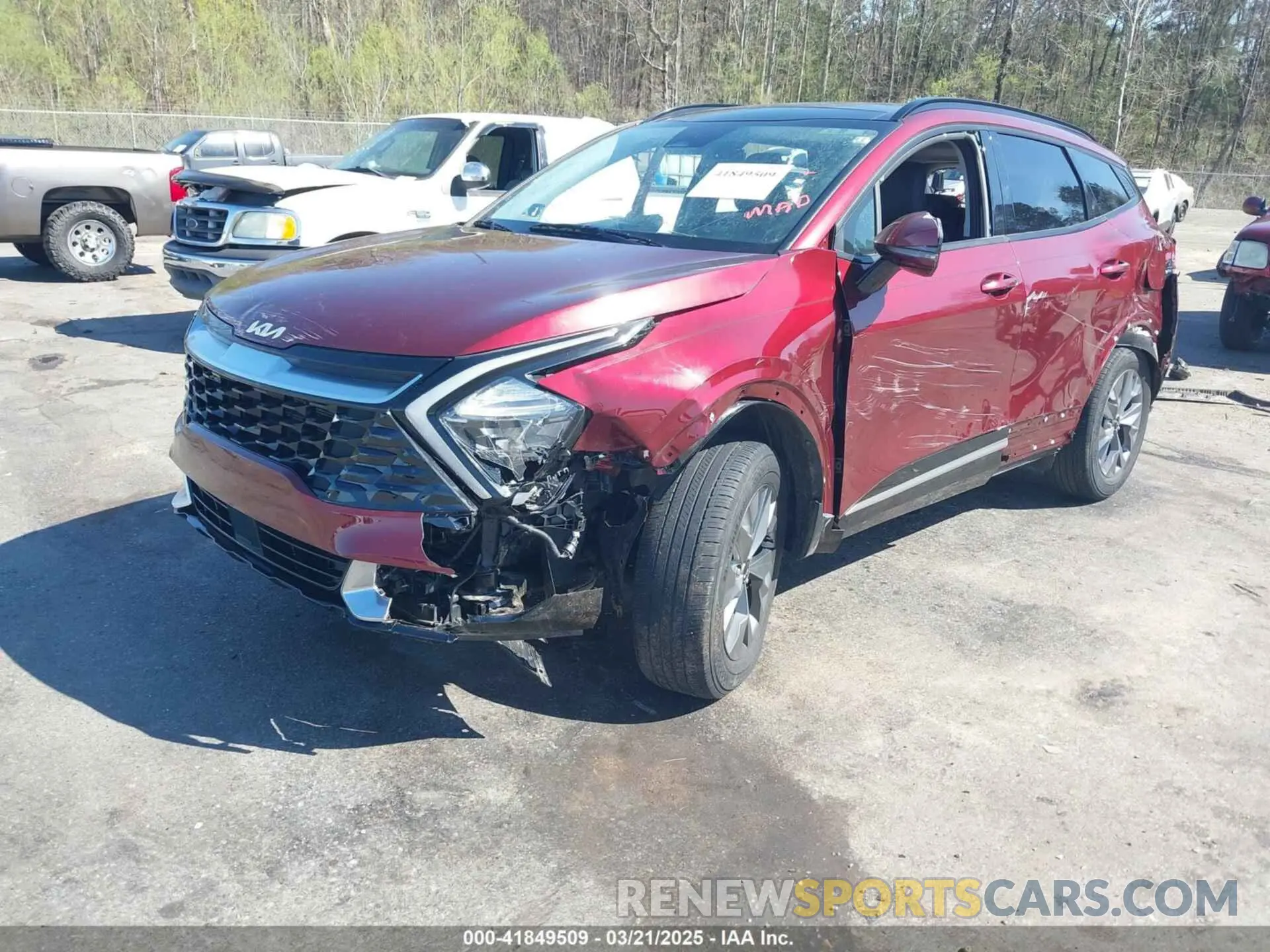 2 Photograph of a damaged car 5XYK43AF8PG067242 KIA SPORTAGE 2023