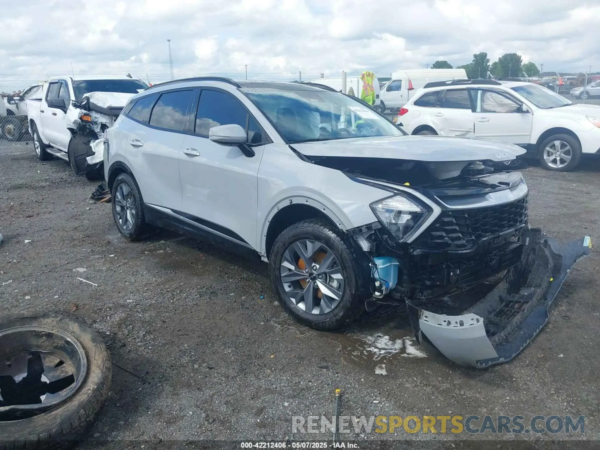 1 Photograph of a damaged car 5XYK43AF9P0G04583 KIA SPORTAGE 2023