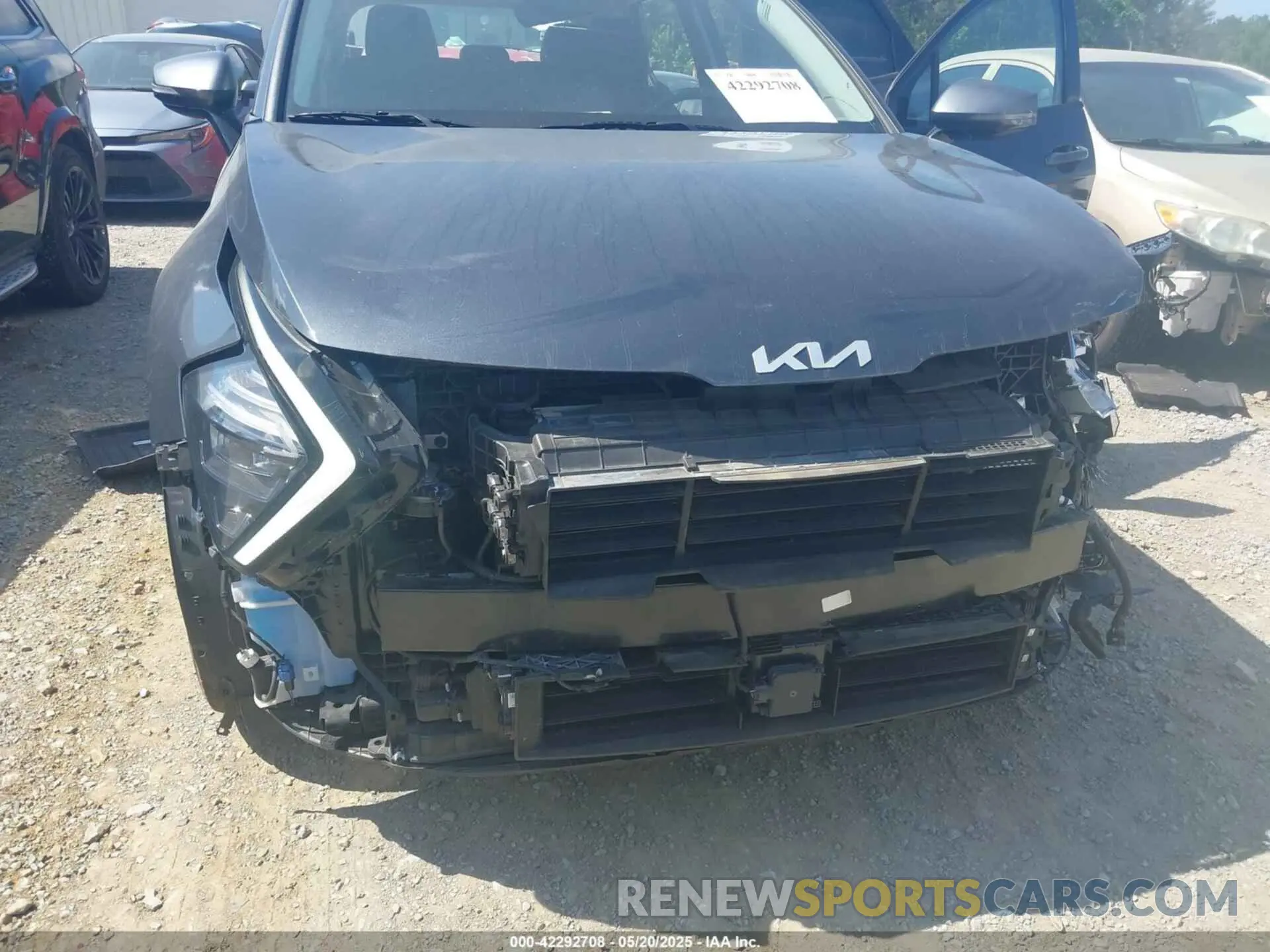 6 Photograph of a damaged car 5XYK43AFXPG108003 KIA SPORTAGE 2023