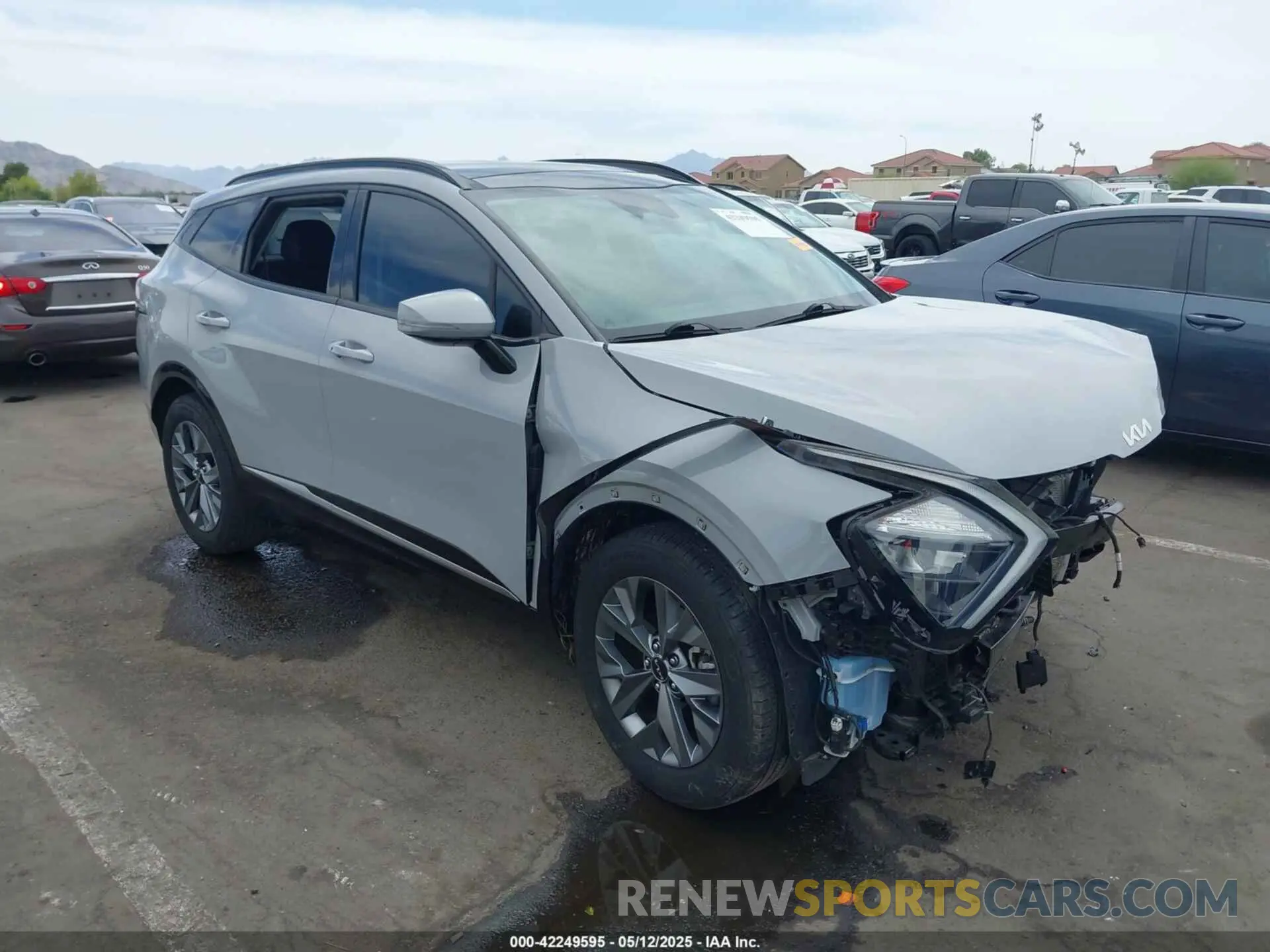 1 Photograph of a damaged car 5XYK4CAF1PG081161 KIA SPORTAGE 2023