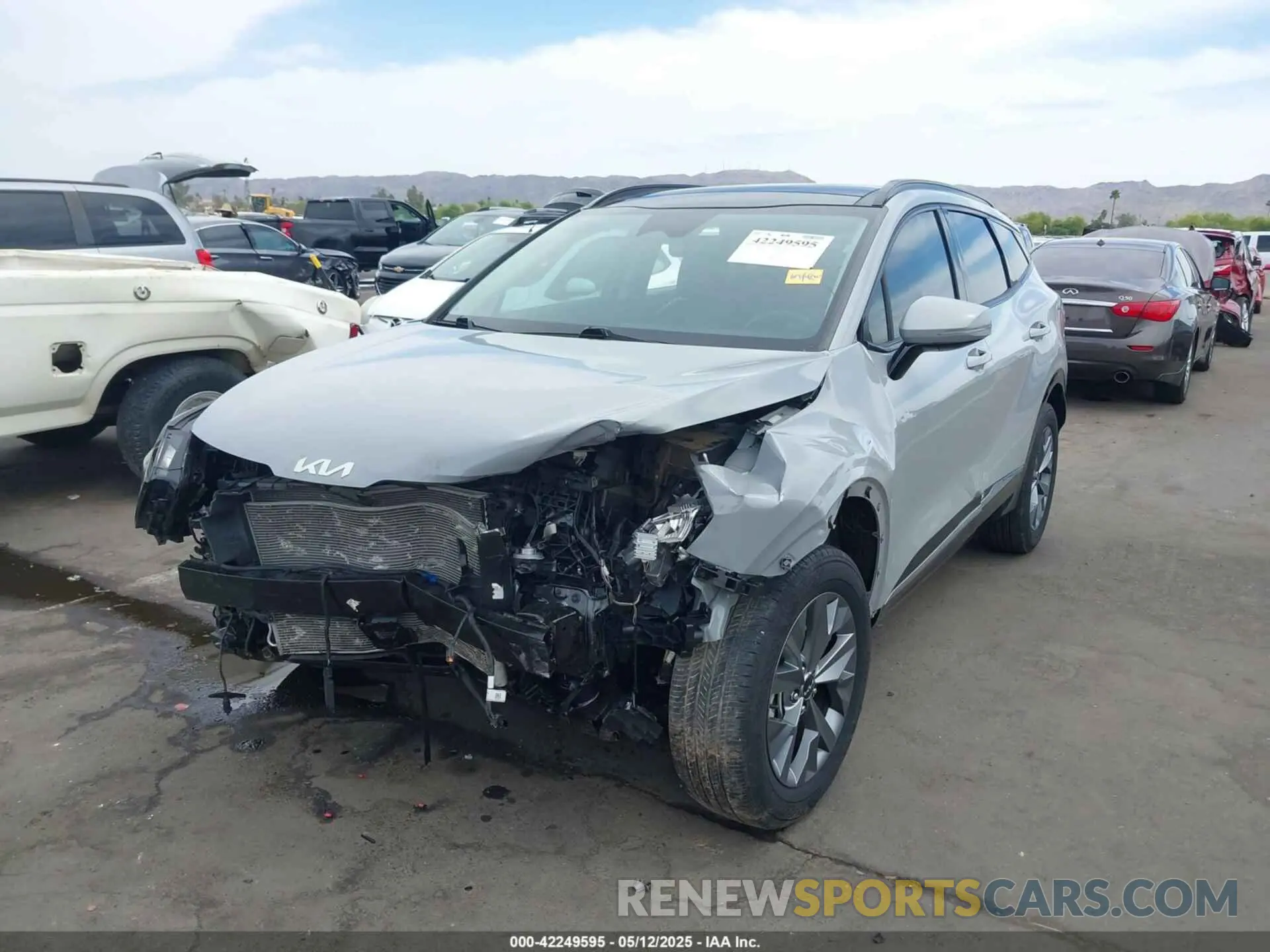6 Photograph of a damaged car 5XYK4CAF1PG081161 KIA SPORTAGE 2023