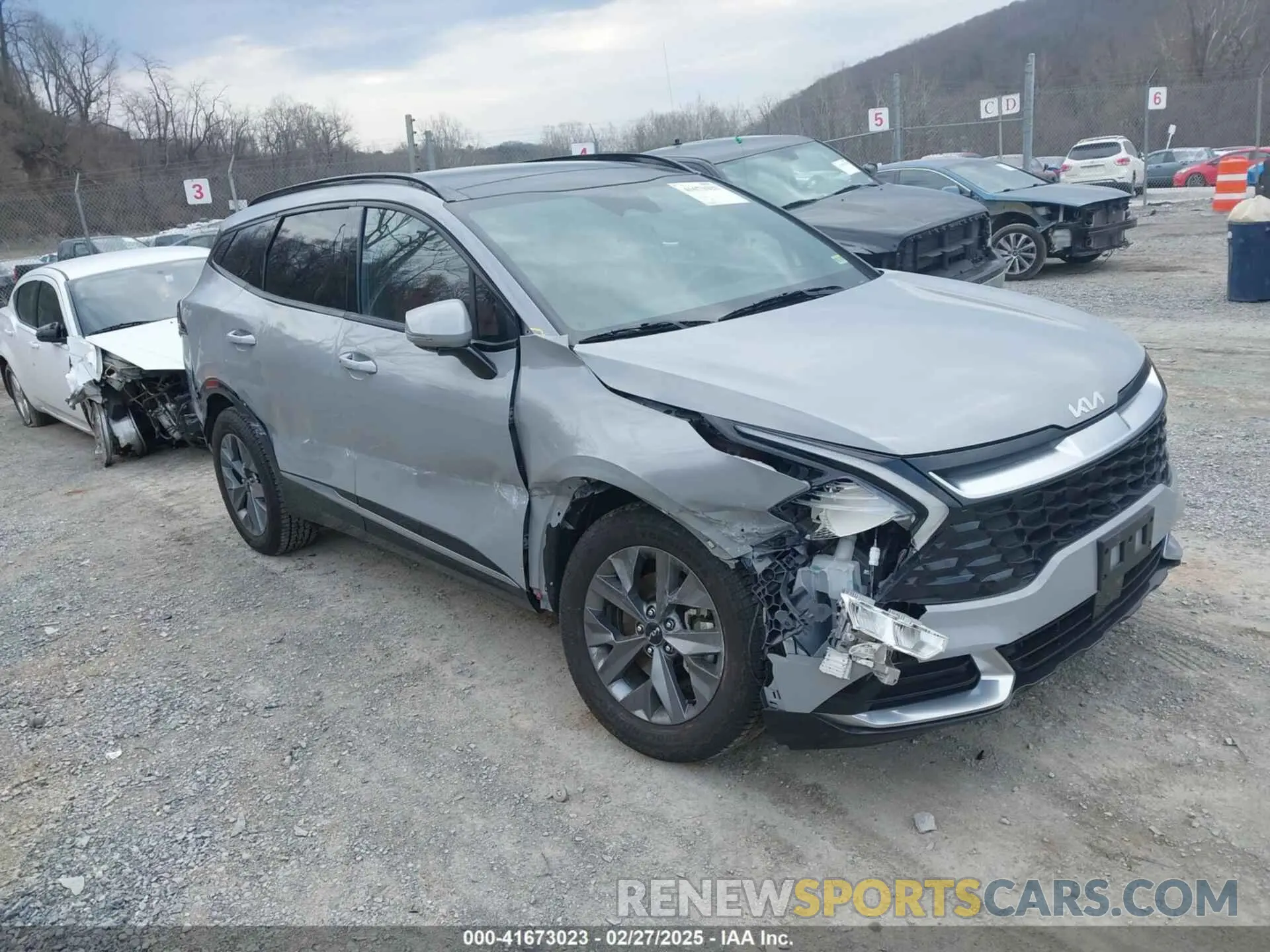 1 Photograph of a damaged car 5XYK4CAFXPG060812 KIA SPORTAGE 2023