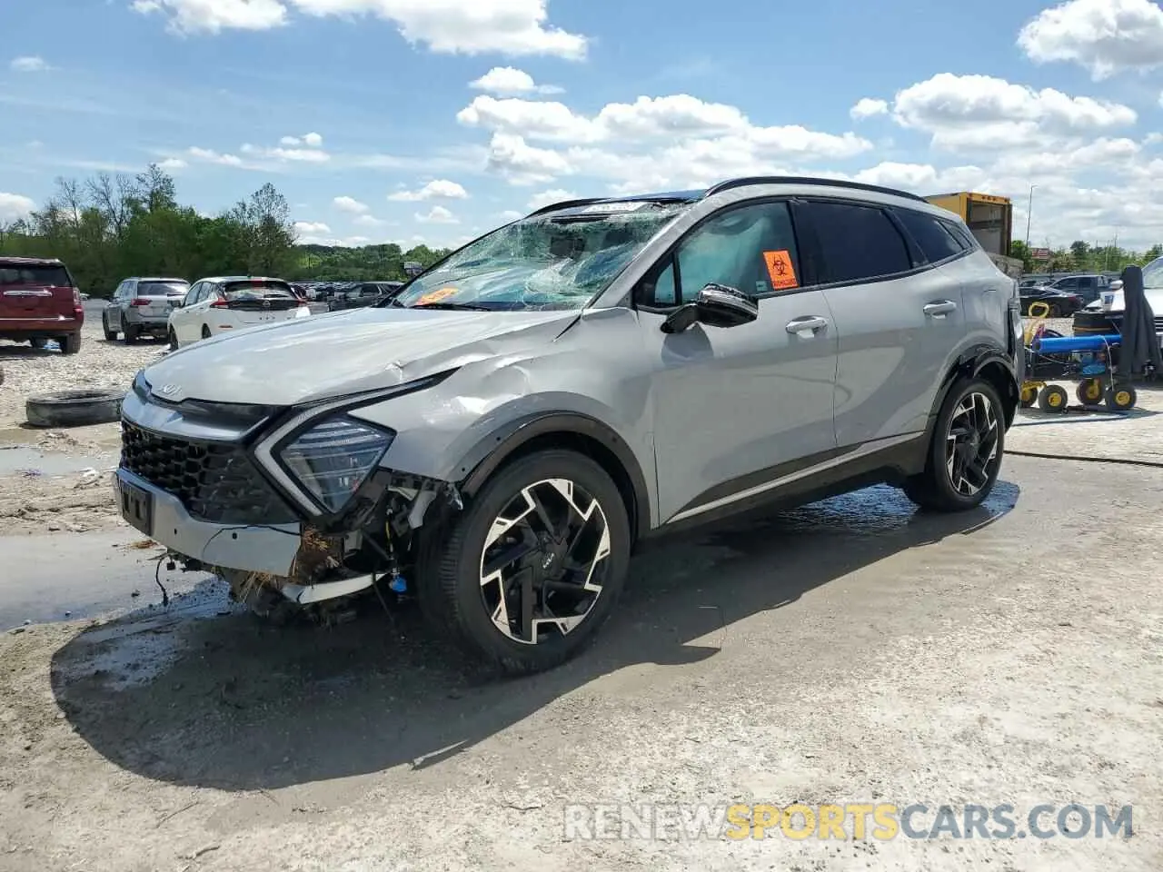 1 Photograph of a damaged car 5XYK53AF0PG056782 KIA SPORTAGE 2023