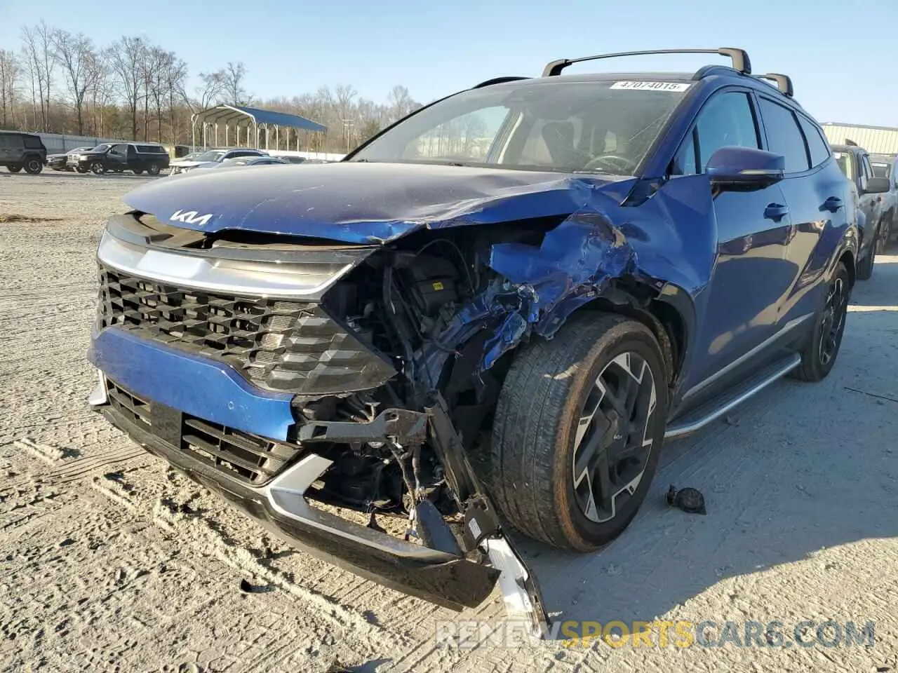 1 Photograph of a damaged car 5XYK53AF3PG091042 KIA SPORTAGE 2023