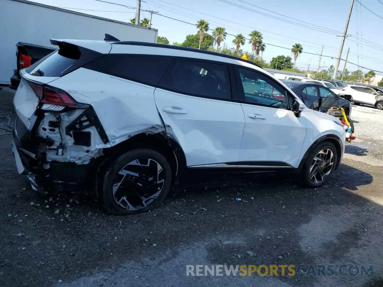 3 Photograph of a damaged car 5XYK53AF4PG035899 KIA SPORTAGE 2023