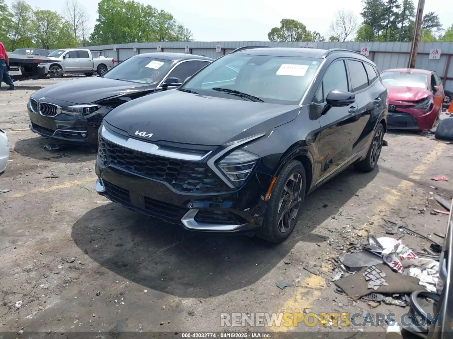2 Photograph of a damaged car 5XYK53AF5PG015144 KIA SPORTAGE 2023