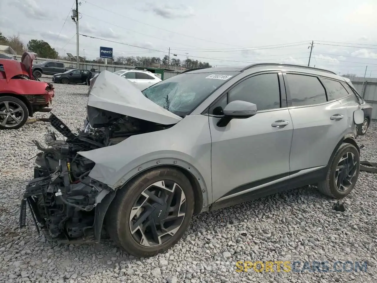 1 Photograph of a damaged car 5XYK53AF5PG103577 KIA SPORTAGE 2023