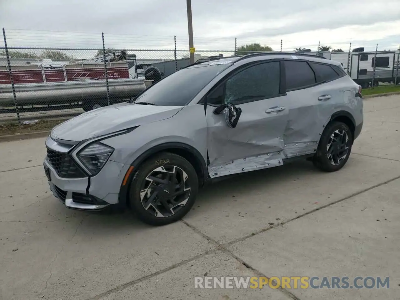1 Photograph of a damaged car 5XYK53AF6PG114958 KIA SPORTAGE 2023