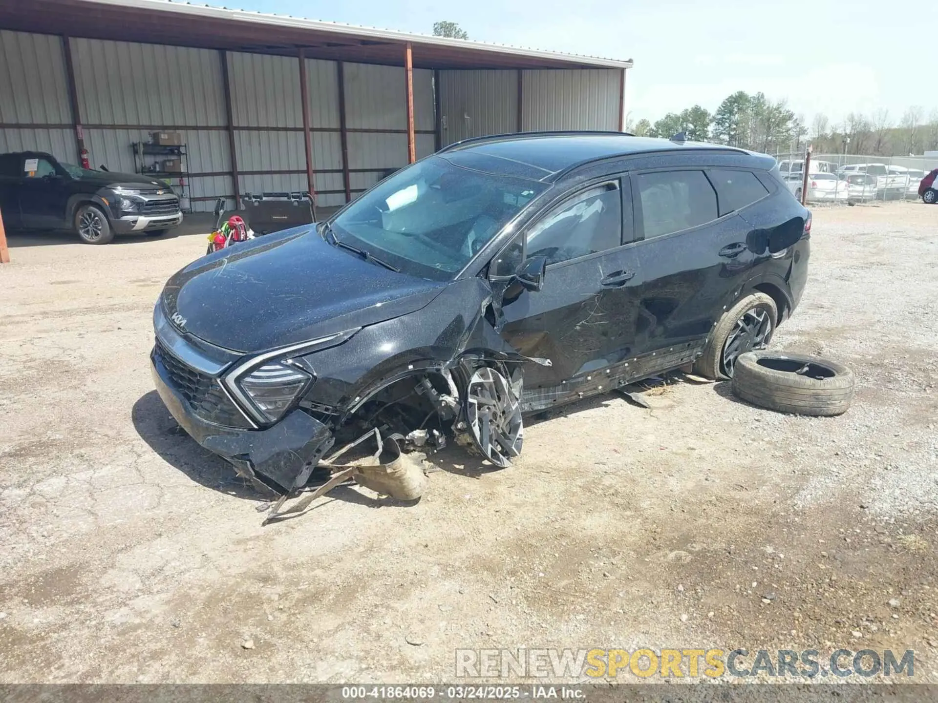2 Photograph of a damaged car 5XYK53AF7PG121479 KIA SPORTAGE 2023