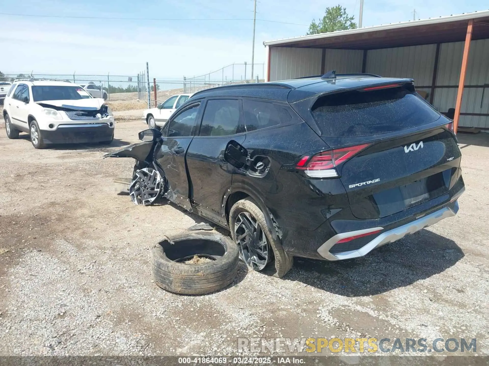 3 Photograph of a damaged car 5XYK53AF7PG121479 KIA SPORTAGE 2023