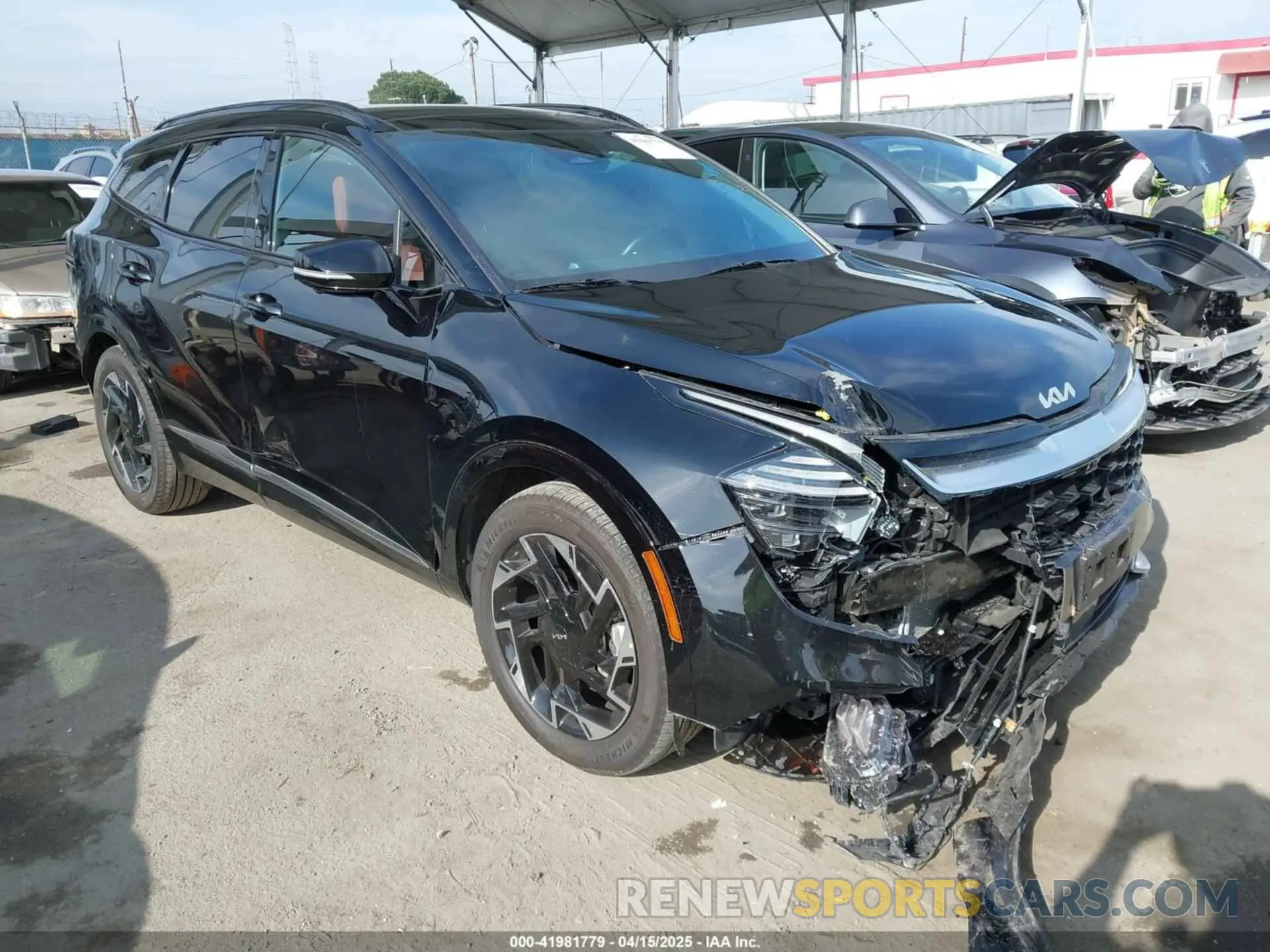 1 Photograph of a damaged car 5XYK53AF8PG129591 KIA SPORTAGE 2023