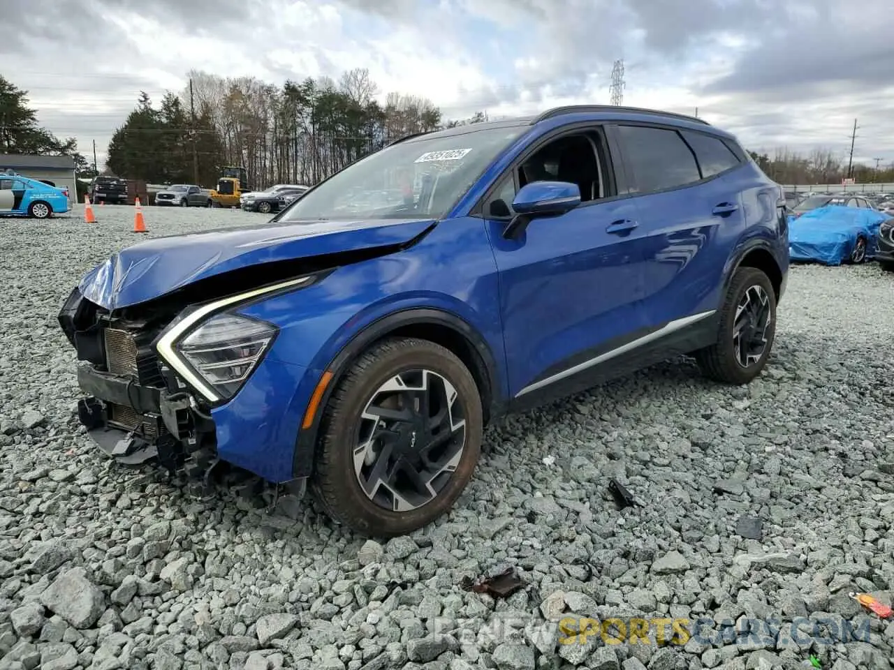 1 Photograph of a damaged car 5XYK5CAF2PG011293 KIA SPORTAGE 2023