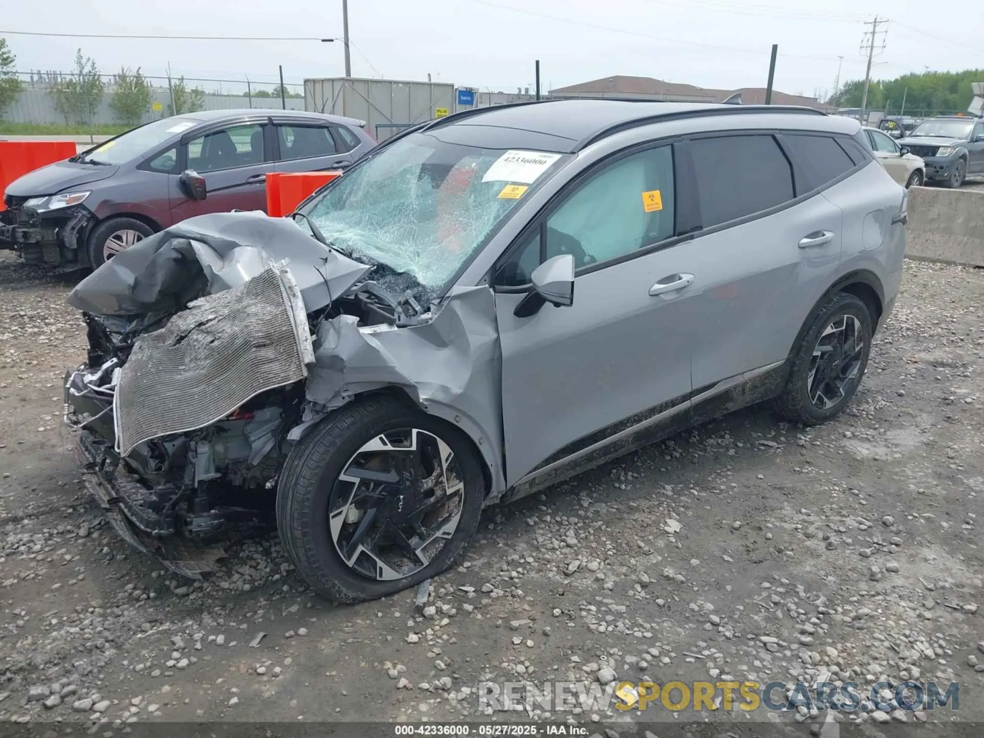2 Photograph of a damaged car 5XYK5CAF7PG030583 KIA SPORTAGE 2023