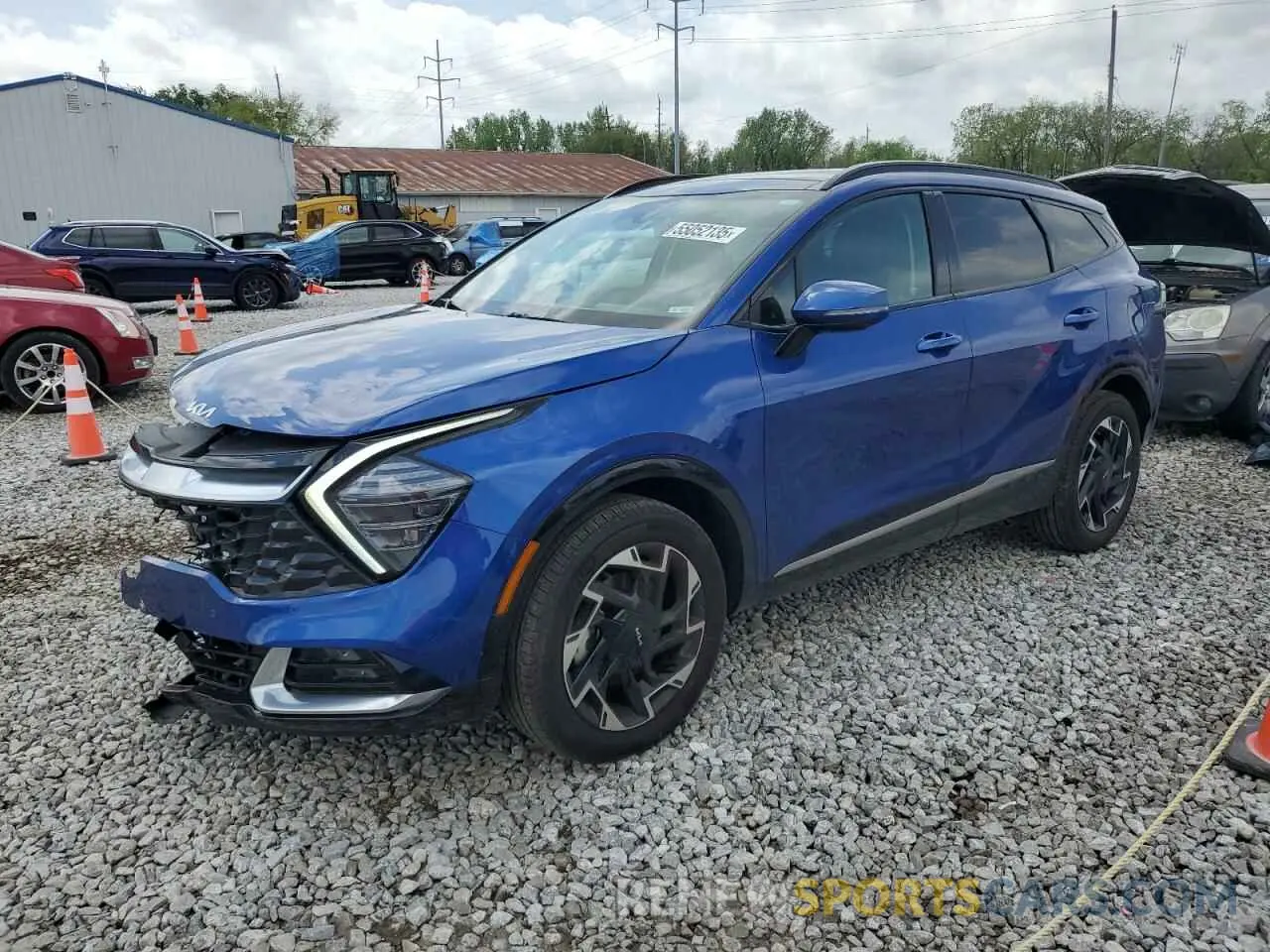 1 Photograph of a damaged car 5XYK5CAF9PG127770 KIA SPORTAGE 2023