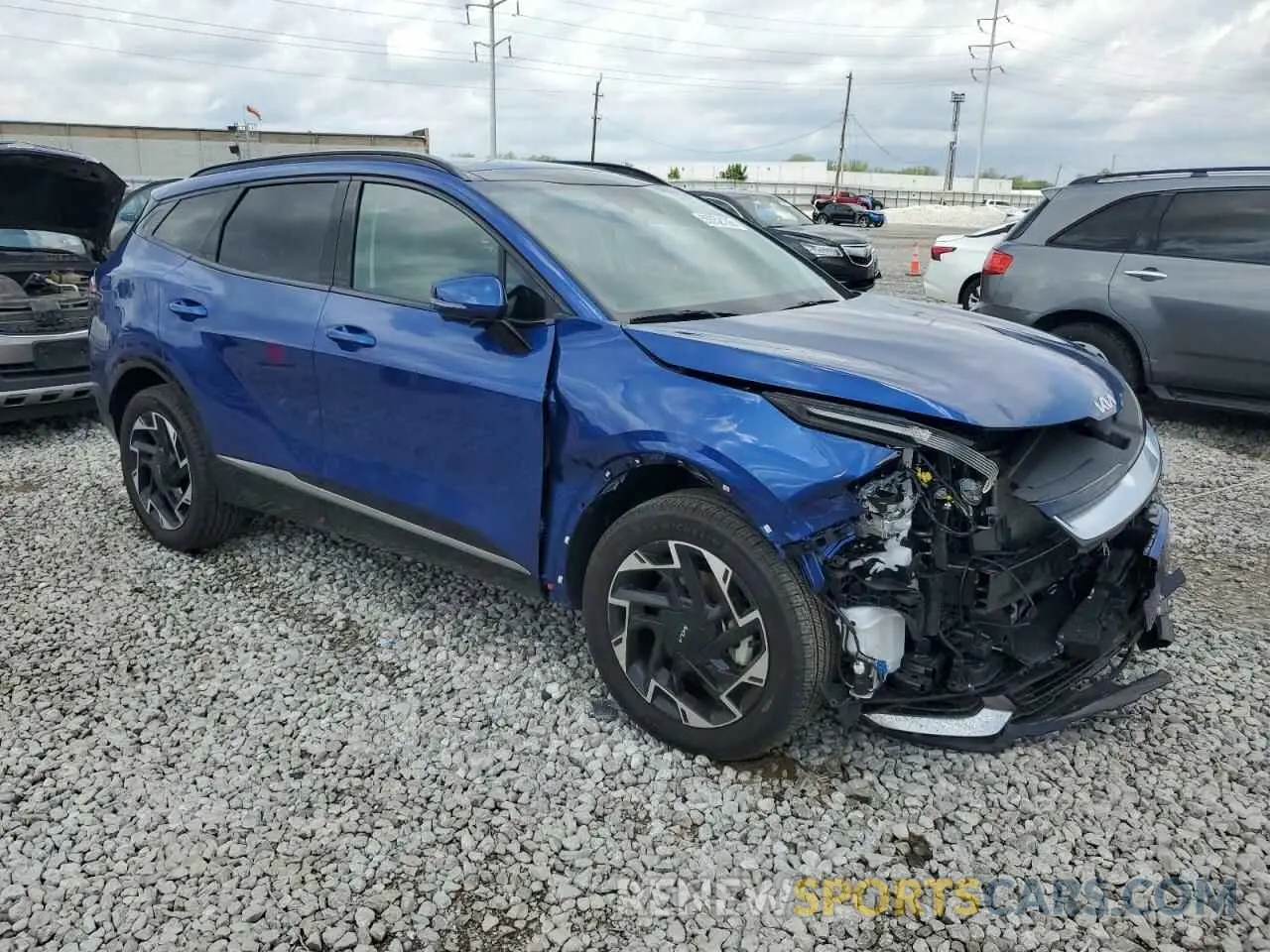 4 Photograph of a damaged car 5XYK5CAF9PG127770 KIA SPORTAGE 2023