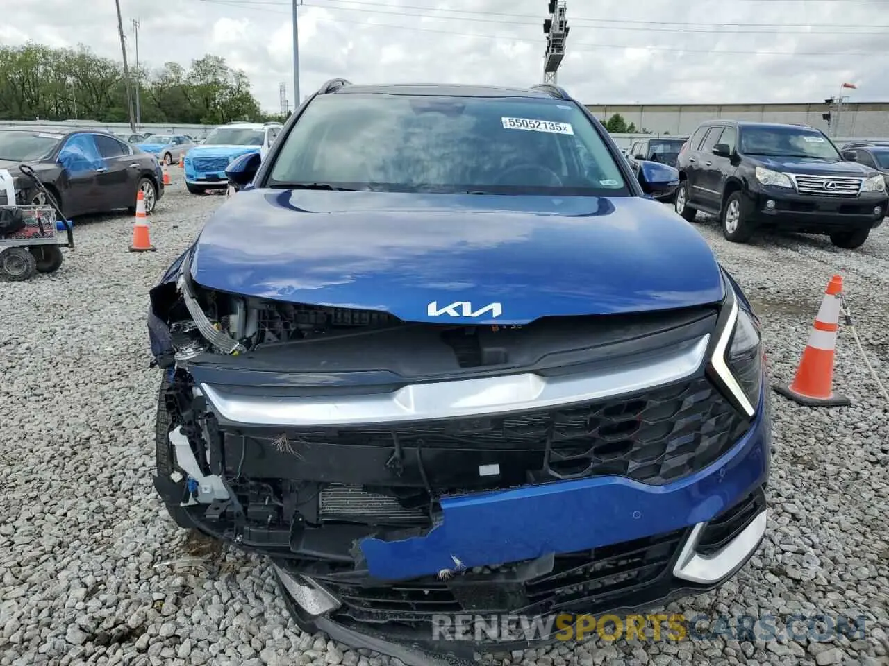 5 Photograph of a damaged car 5XYK5CAF9PG127770 KIA SPORTAGE 2023