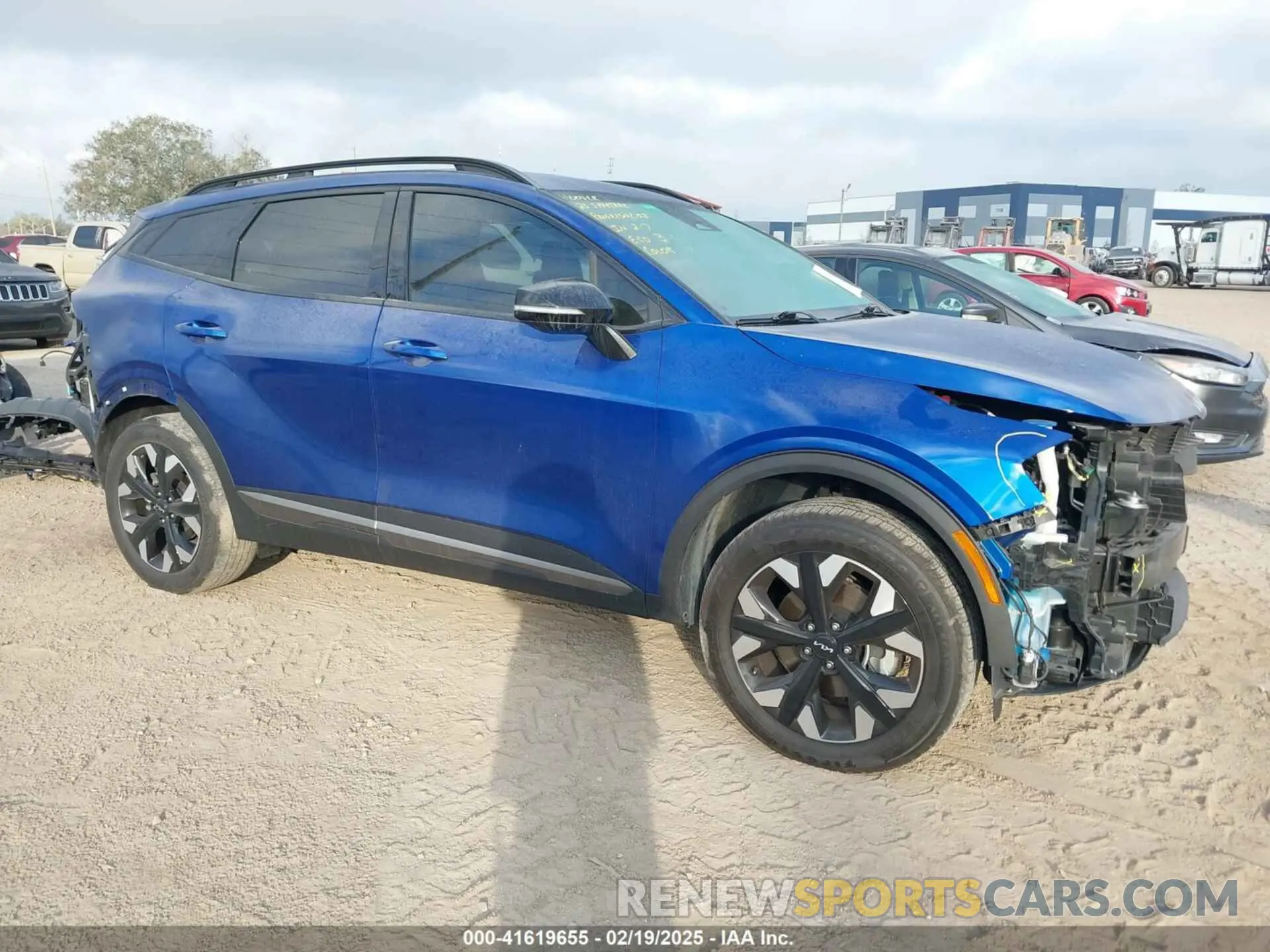 1 Photograph of a damaged car 5XYK6CAF0PG091478 KIA SPORTAGE 2023
