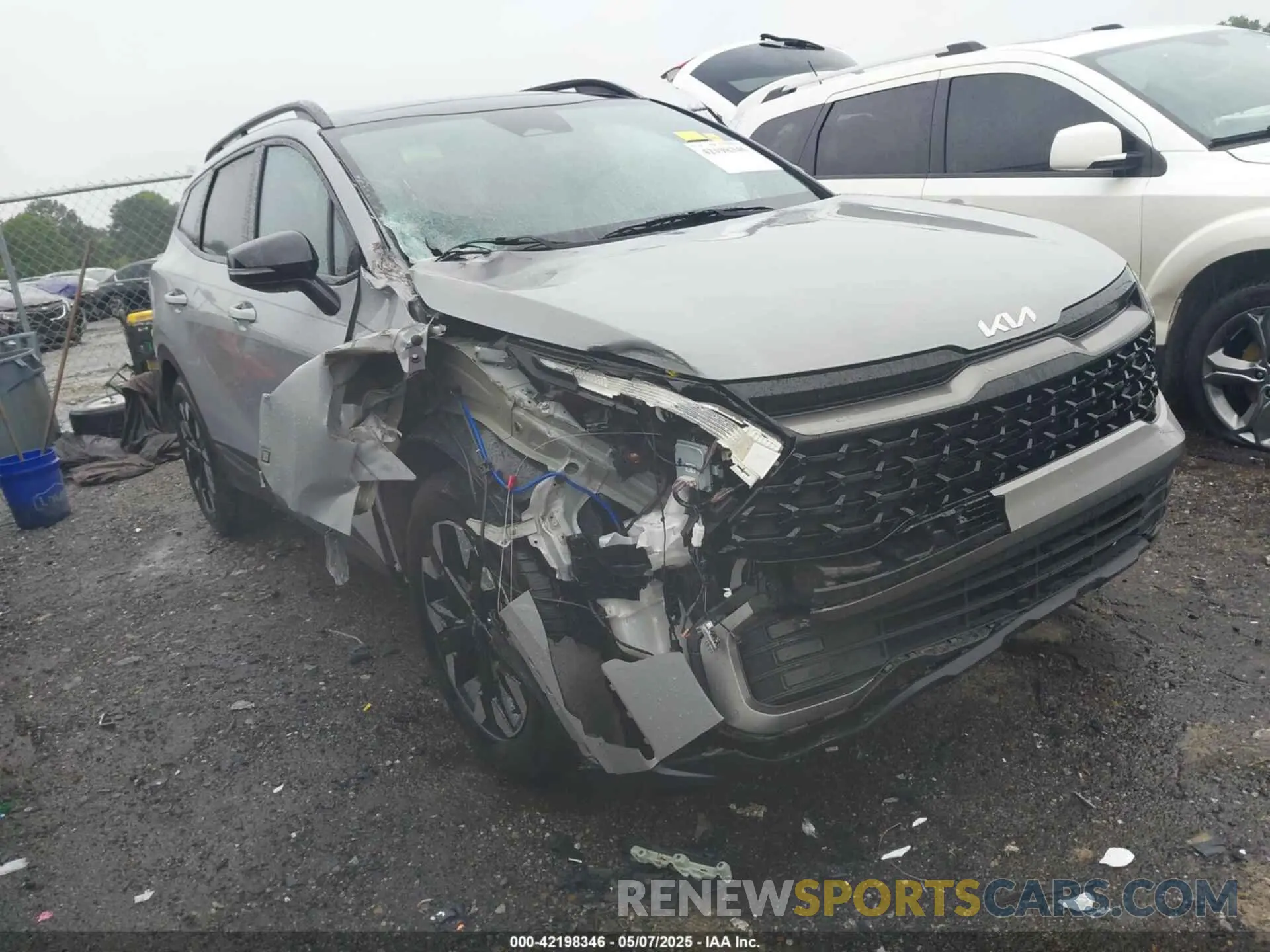 1 Photograph of a damaged car 5XYK6CAF0PG109879 KIA SPORTAGE 2023
