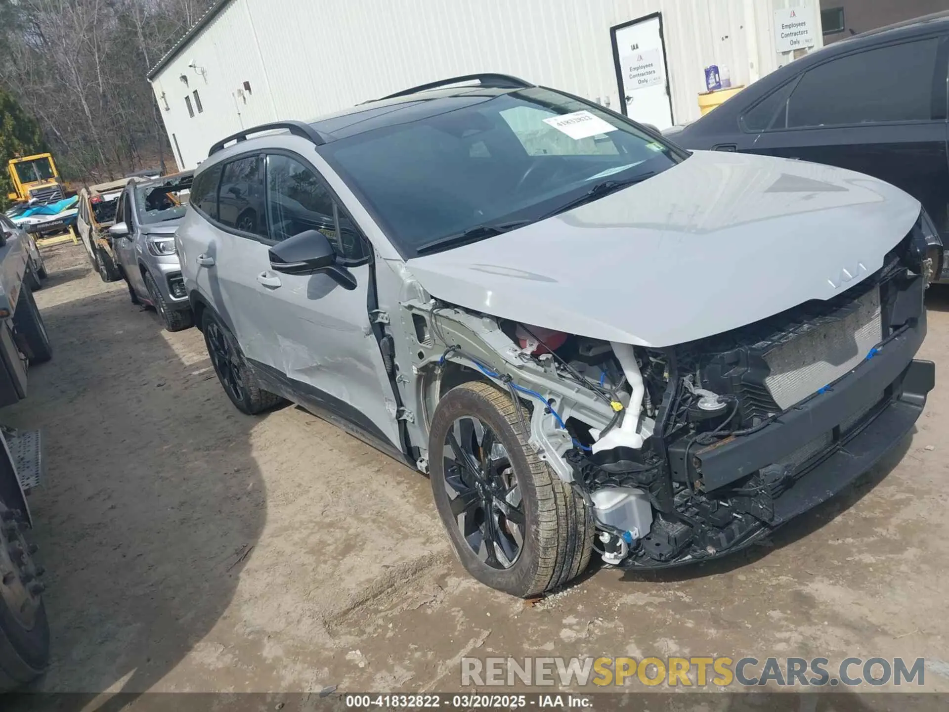 1 Photograph of a damaged car 5XYK6CAF1PG054584 KIA SPORTAGE 2023