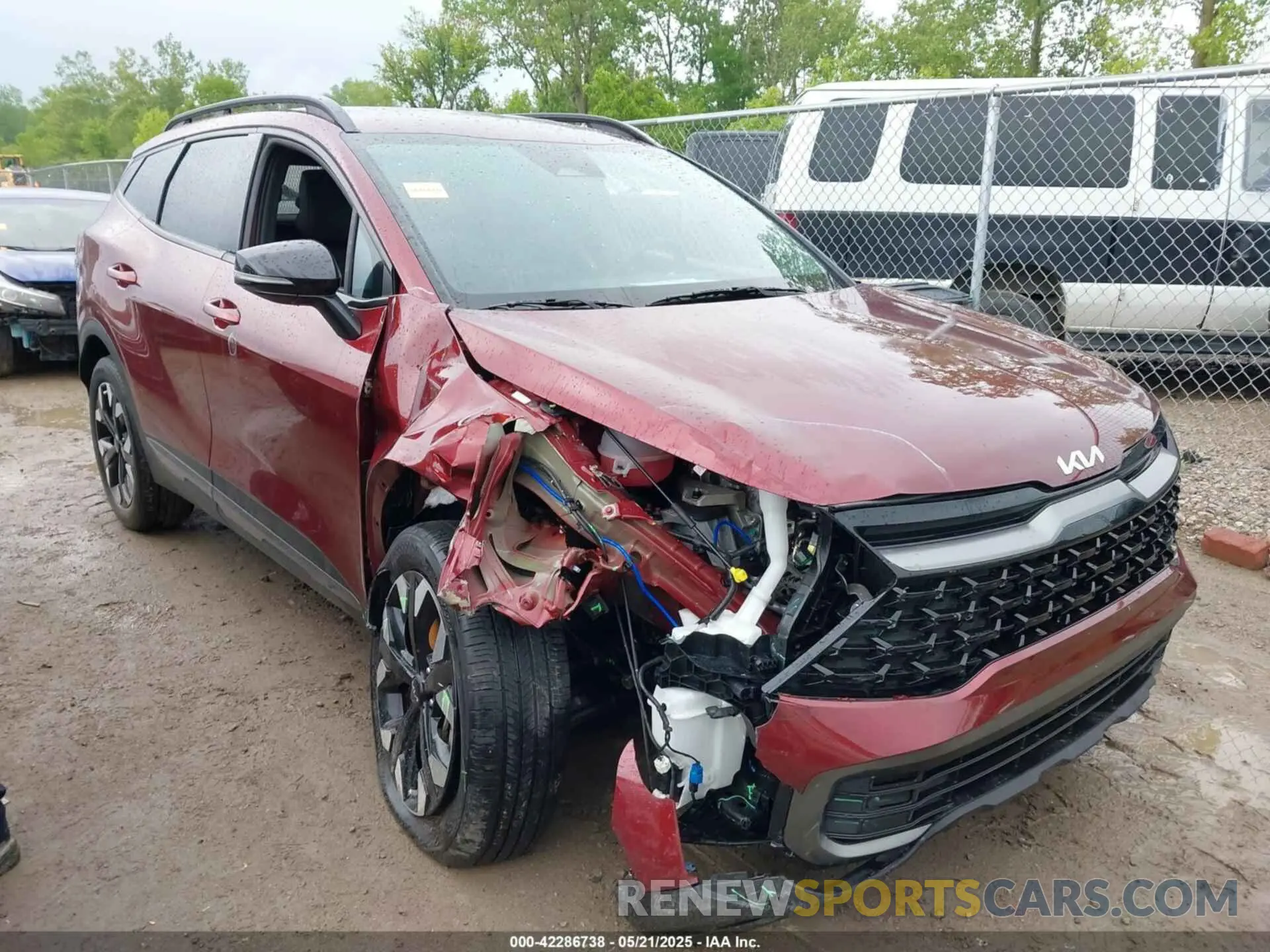 1 Photograph of a damaged car 5XYK6CAF1PG062491 KIA SPORTAGE 2023