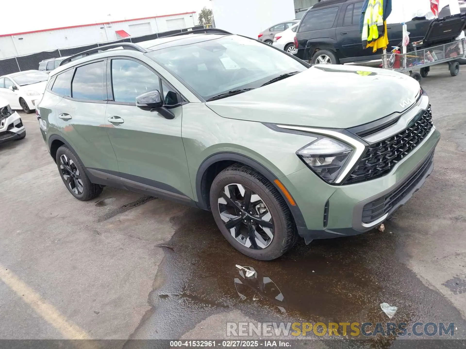 1 Photograph of a damaged car 5XYK6CAF3PG041528 KIA SPORTAGE 2023