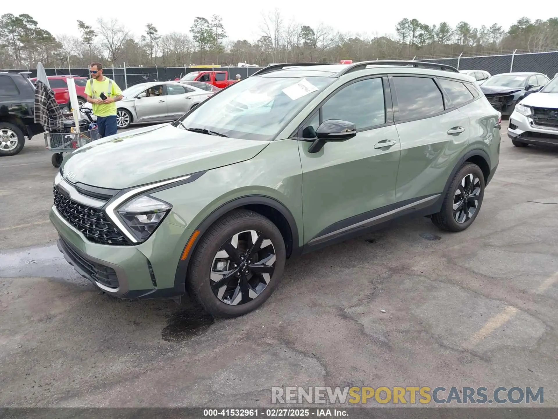 2 Photograph of a damaged car 5XYK6CAF3PG041528 KIA SPORTAGE 2023