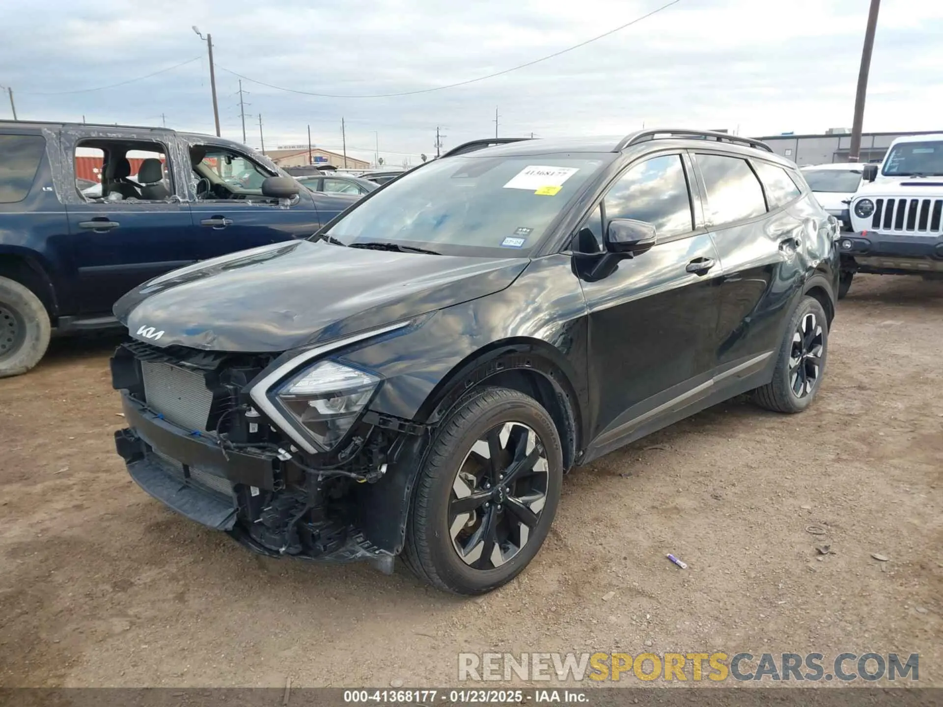 2 Photograph of a damaged car 5XYK6CAF3PG045417 KIA SPORTAGE 2023