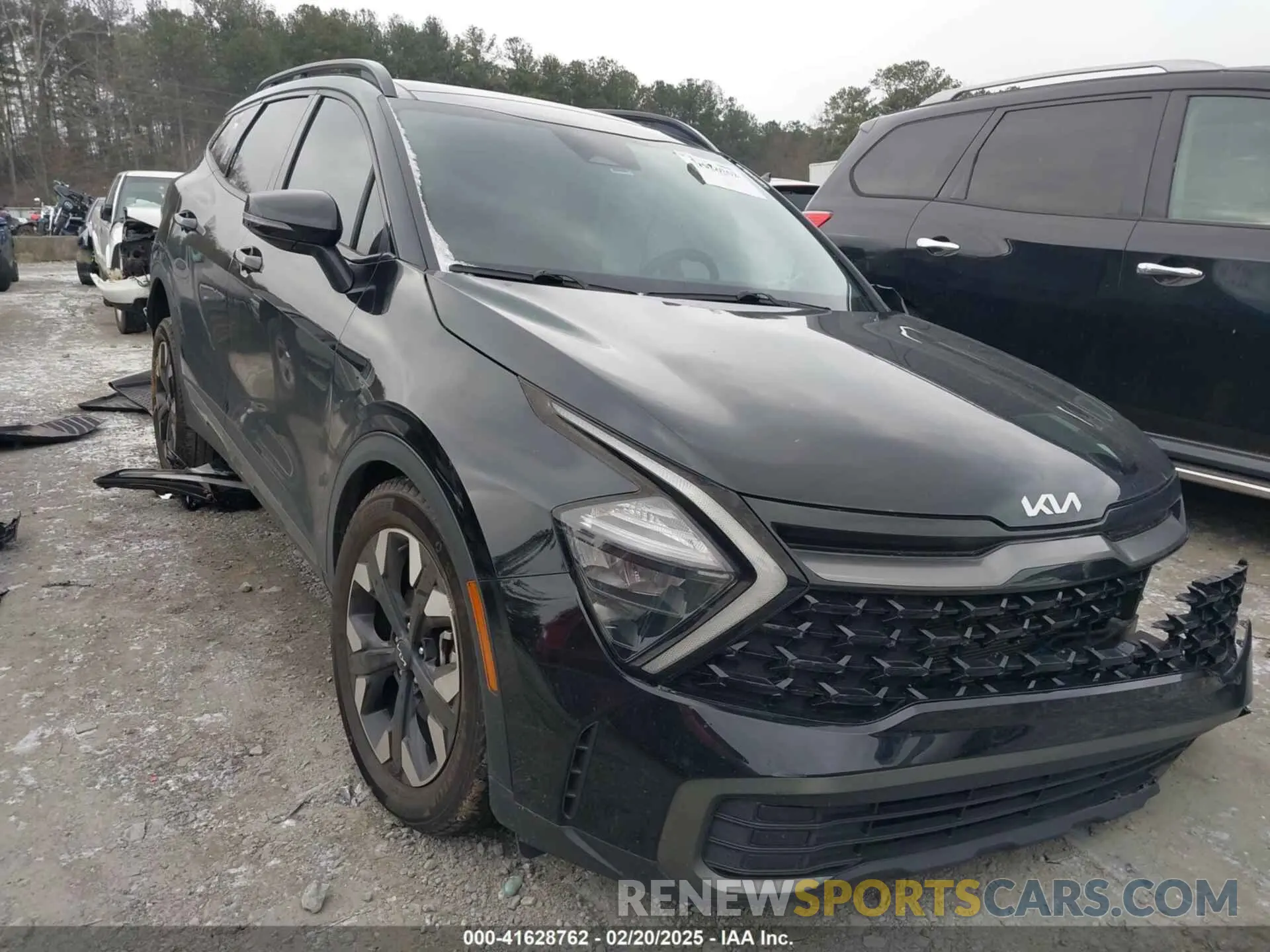 1 Photograph of a damaged car 5XYK6CAF3PG081835 KIA SPORTAGE 2023