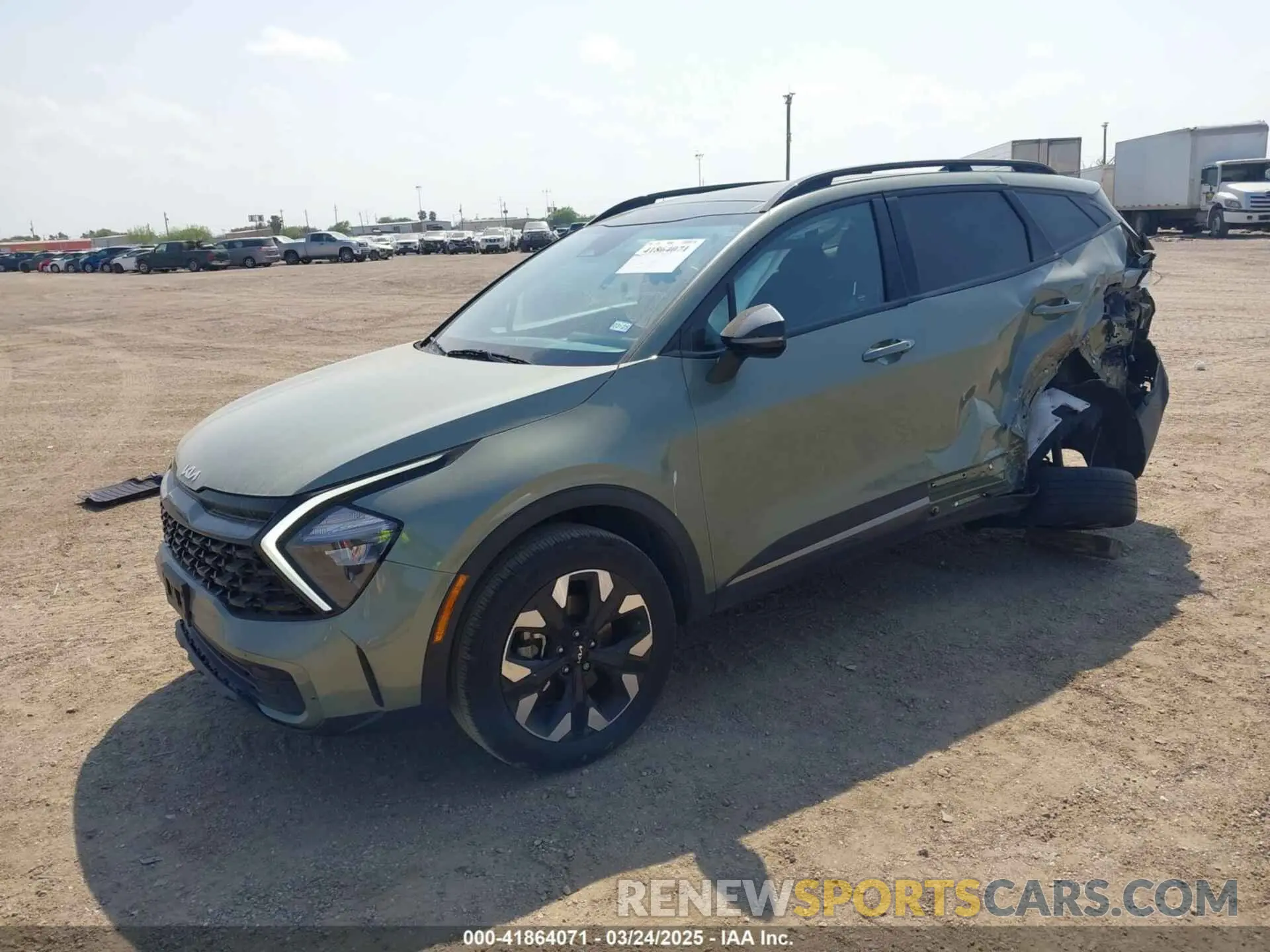 2 Photograph of a damaged car 5XYK6CAF3PG099669 KIA SPORTAGE 2023