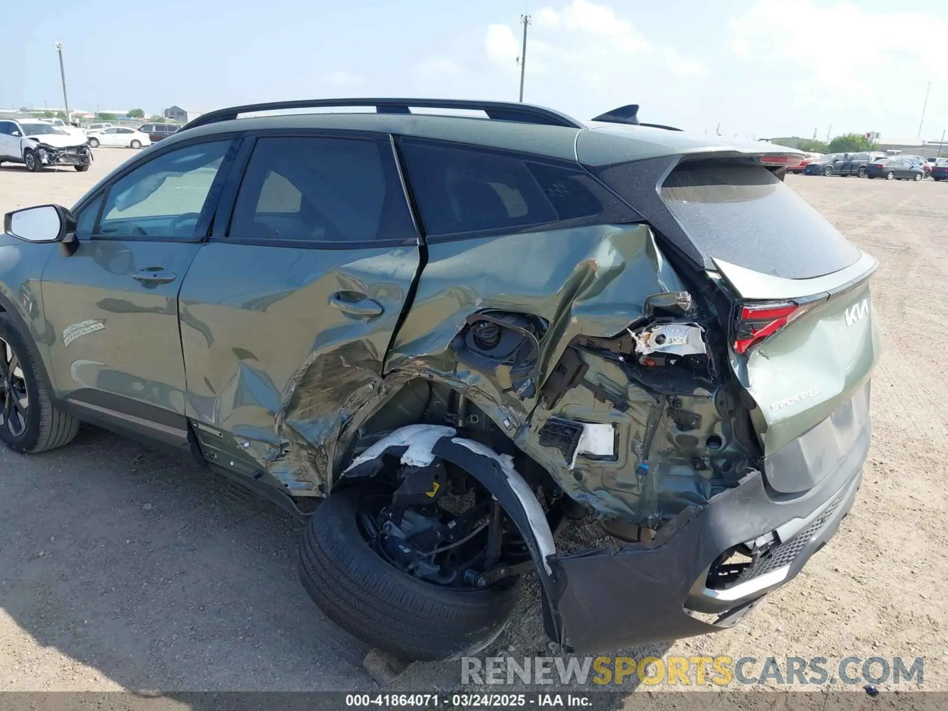 6 Photograph of a damaged car 5XYK6CAF3PG099669 KIA SPORTAGE 2023