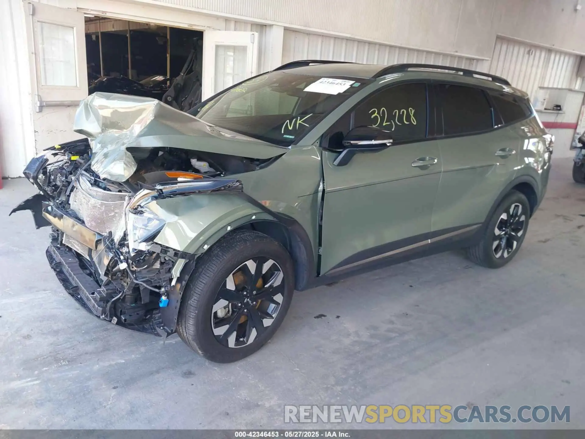 2 Photograph of a damaged car 5XYK6CAF3PG133156 KIA SPORTAGE 2023