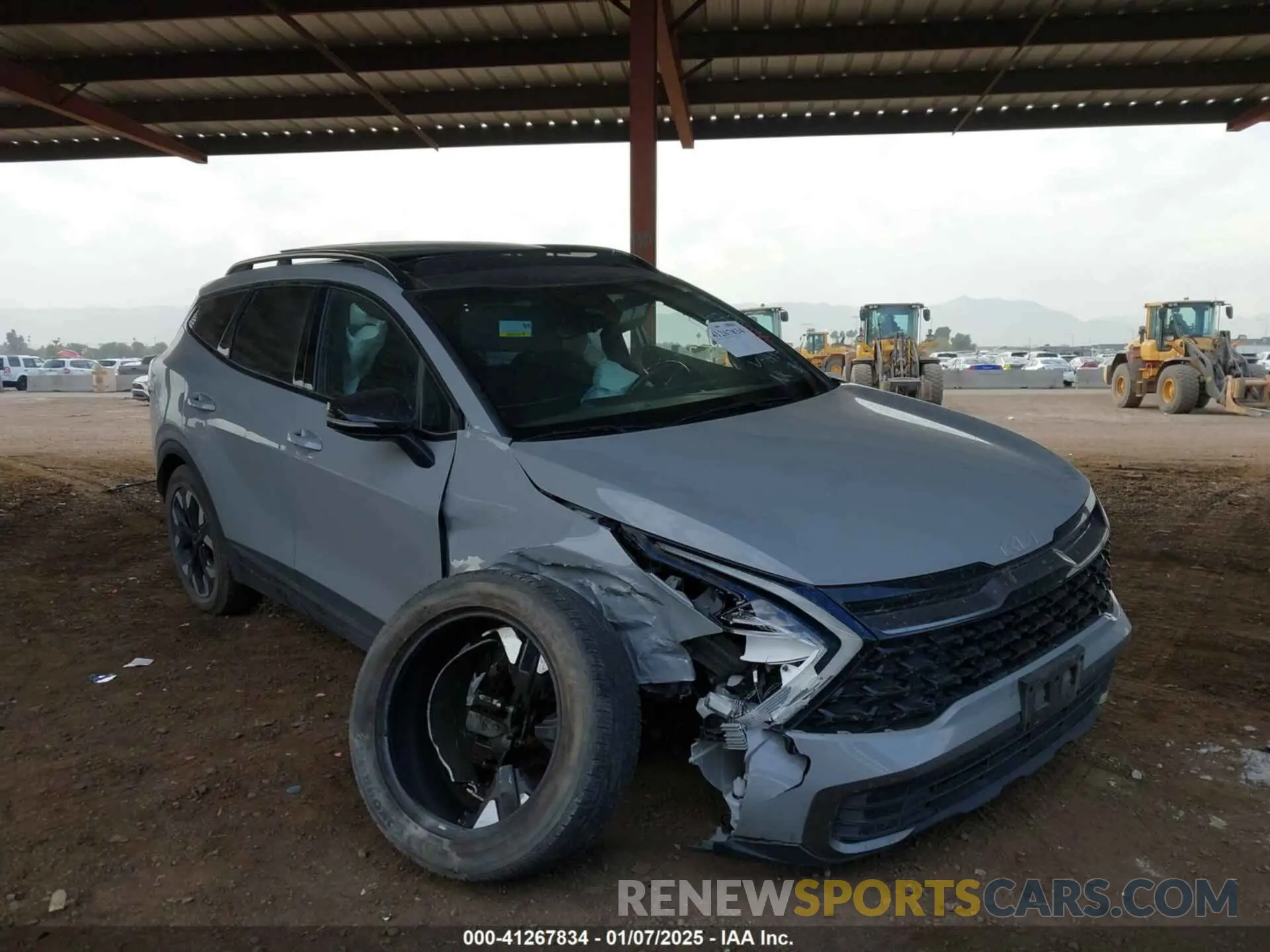 1 Photograph of a damaged car 5XYK6CAF5PG001497 KIA SPORTAGE 2023