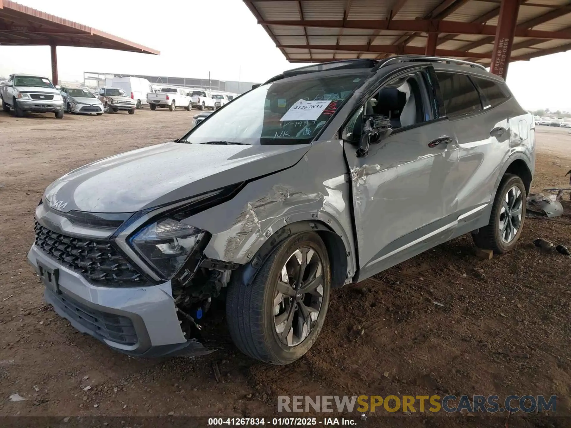 2 Photograph of a damaged car 5XYK6CAF5PG001497 KIA SPORTAGE 2023