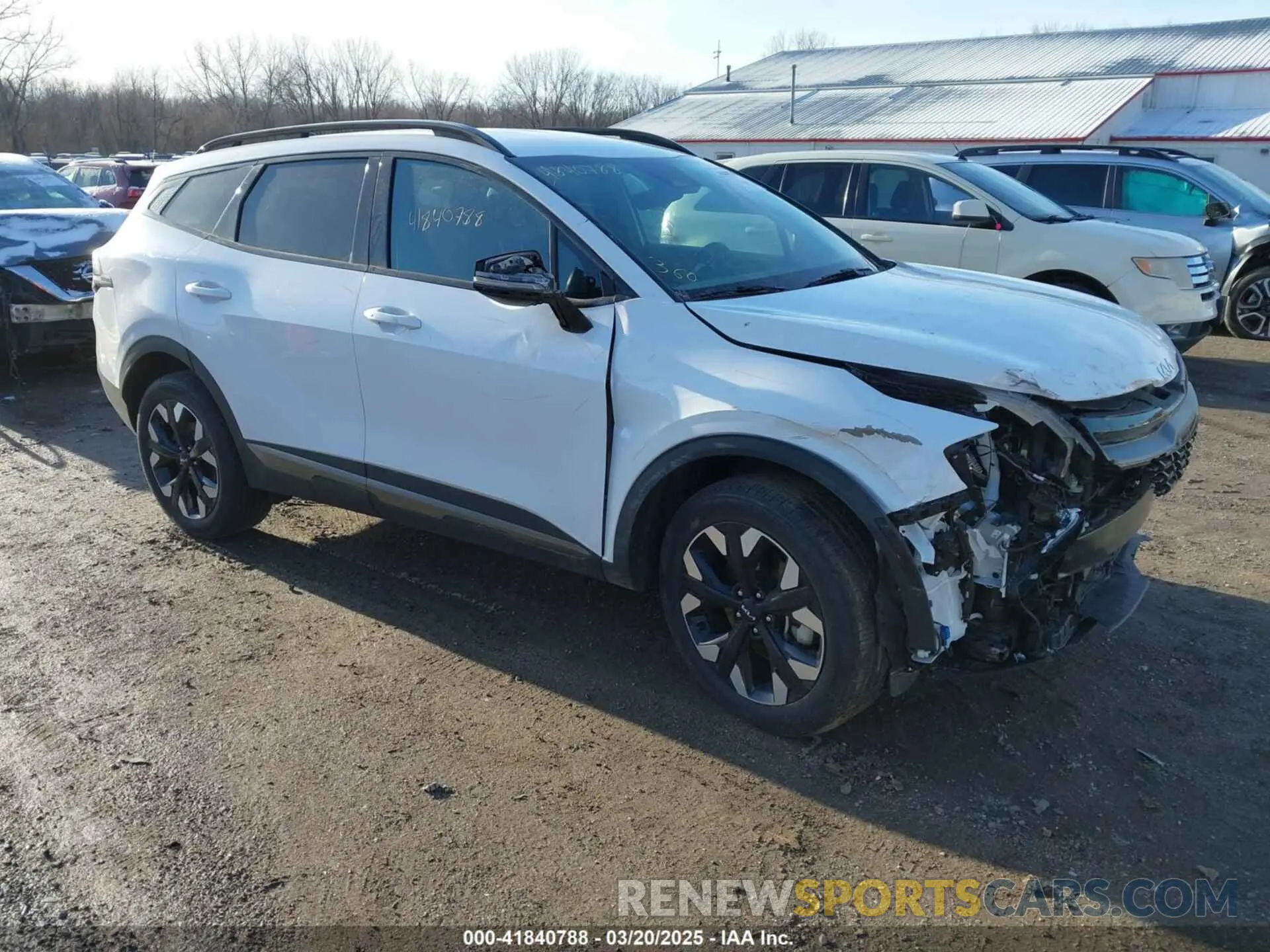 1 Photograph of a damaged car 5XYK6CAF5PG019269 KIA SPORTAGE 2023