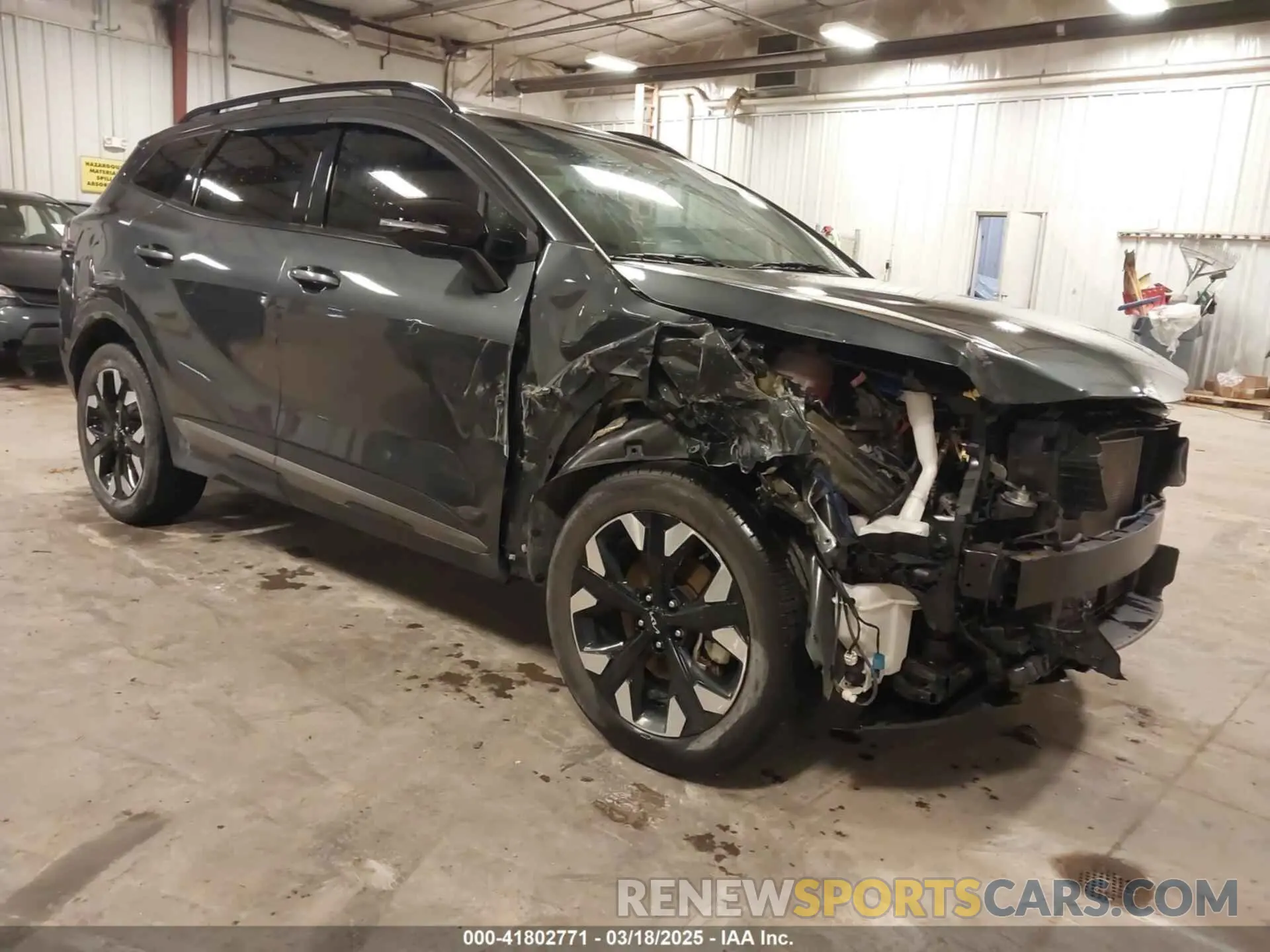 1 Photograph of a damaged car 5XYK6CAF5PG030451 KIA SPORTAGE 2023