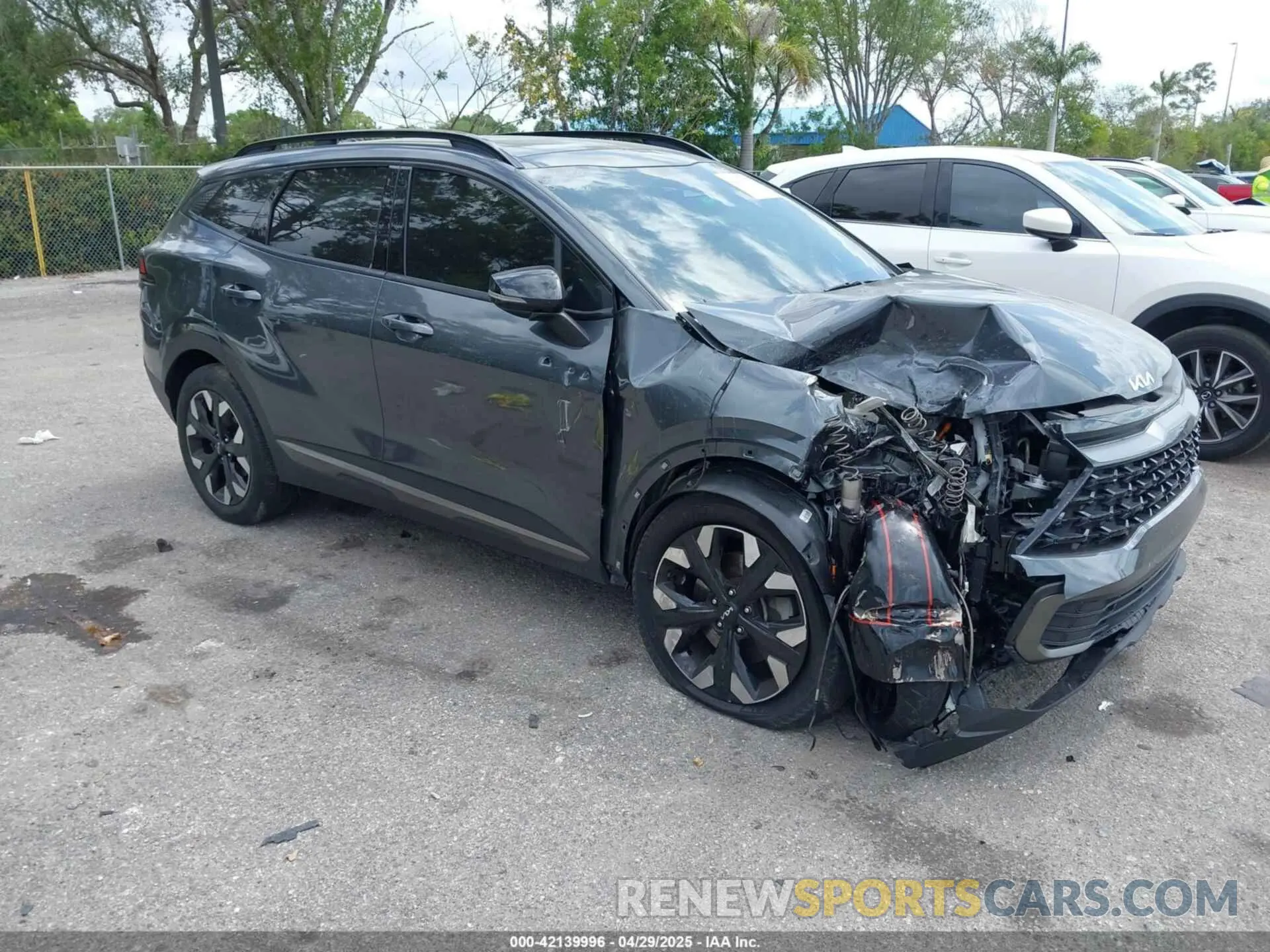 1 Photograph of a damaged car 5XYK6CAF5PG057858 KIA SPORTAGE 2023
