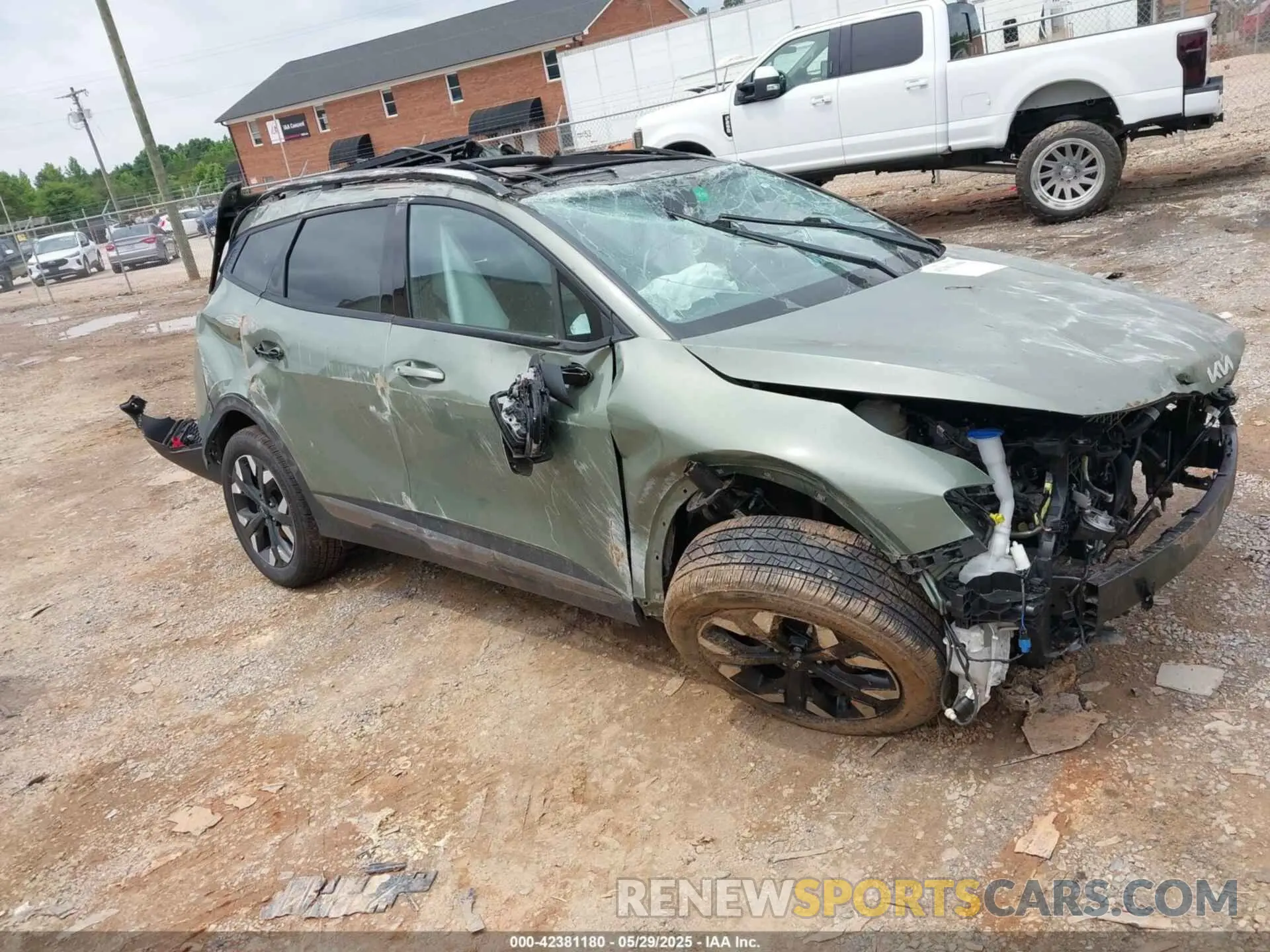 1 Photograph of a damaged car 5XYK6CAF6PG067718 KIA SPORTAGE 2023