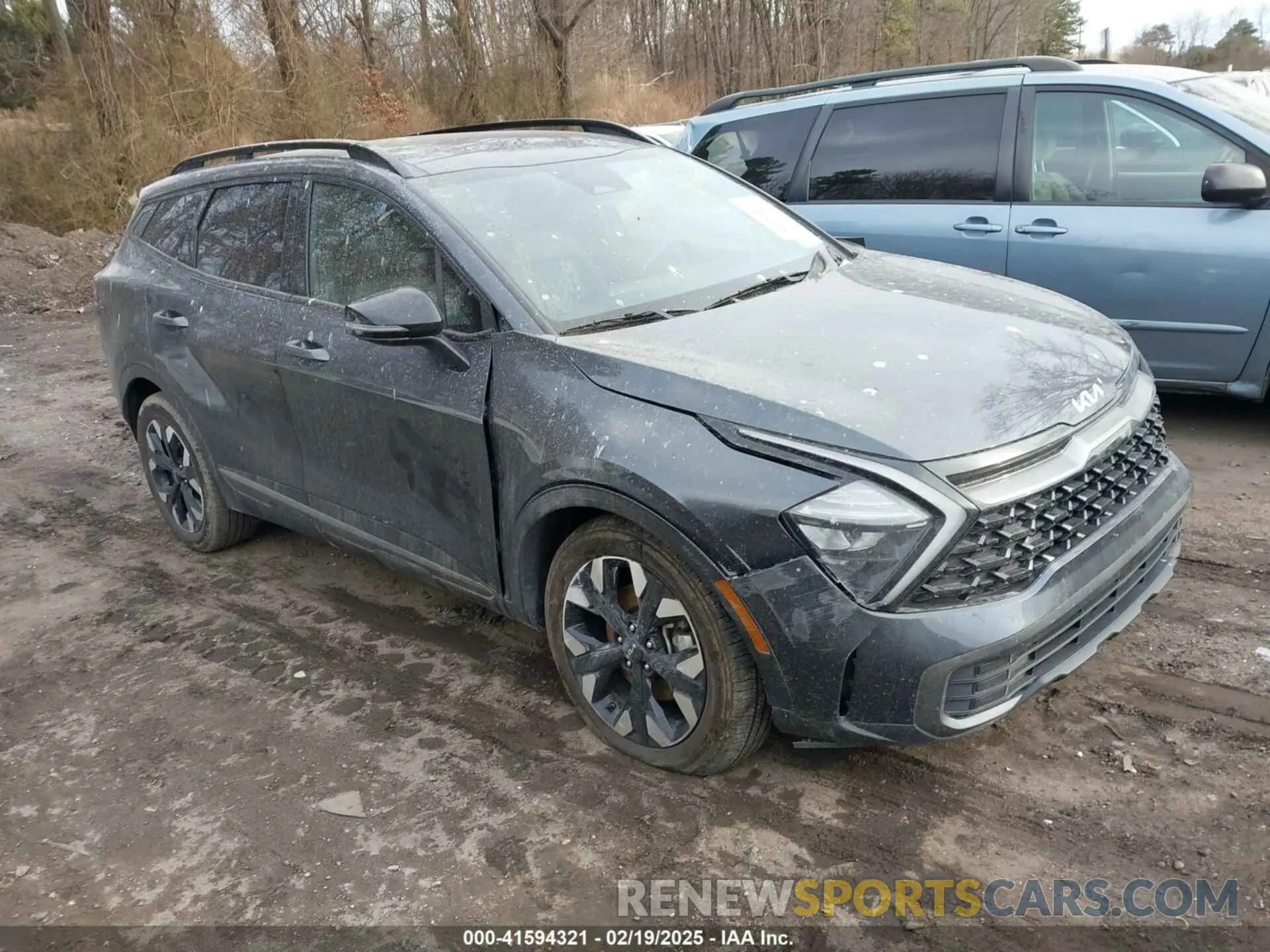 1 Photograph of a damaged car 5XYK6CAF6PG100460 KIA SPORTAGE 2023