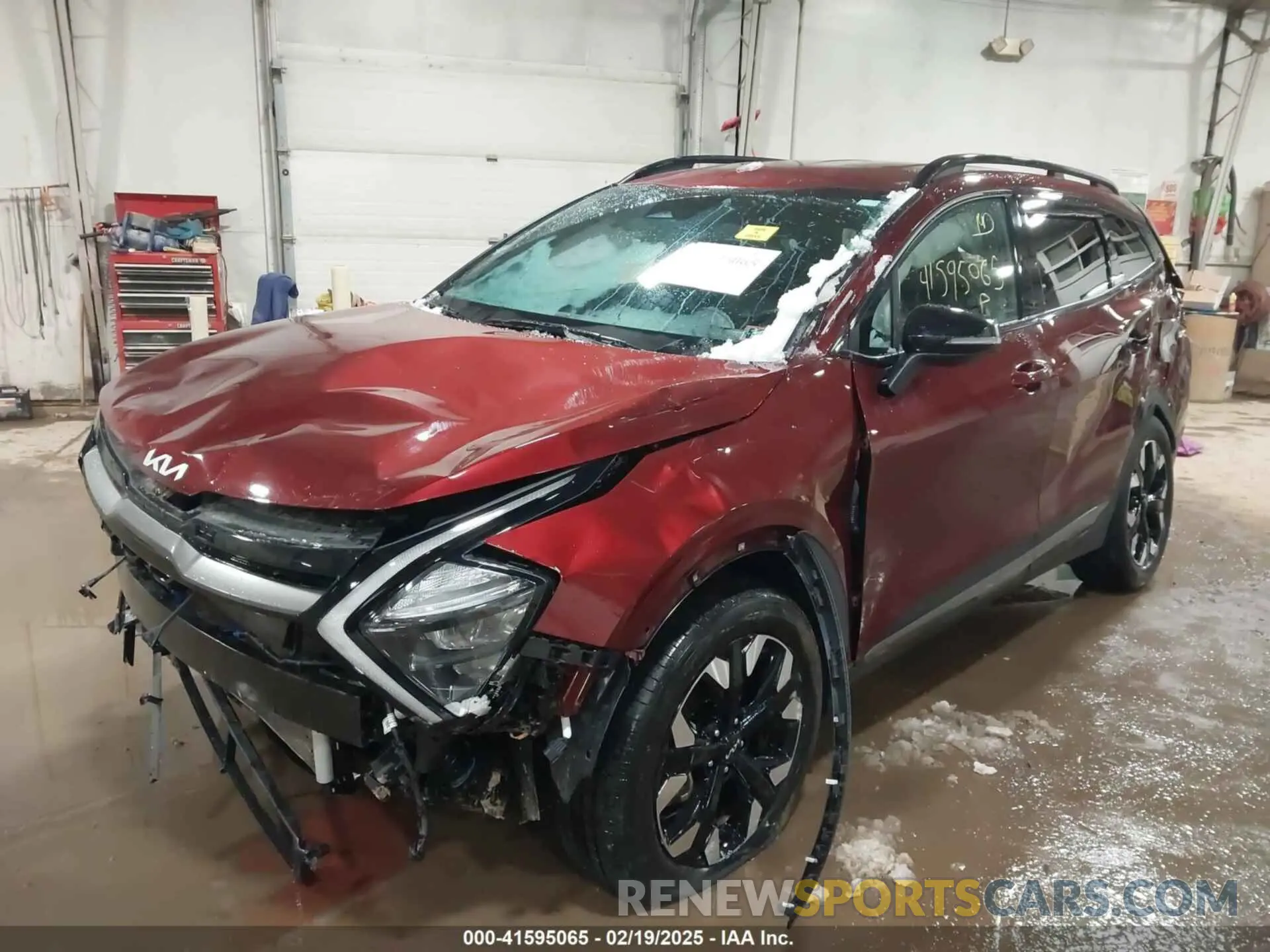 2 Photograph of a damaged car 5XYK6CAF6PG119106 KIA SPORTAGE 2023