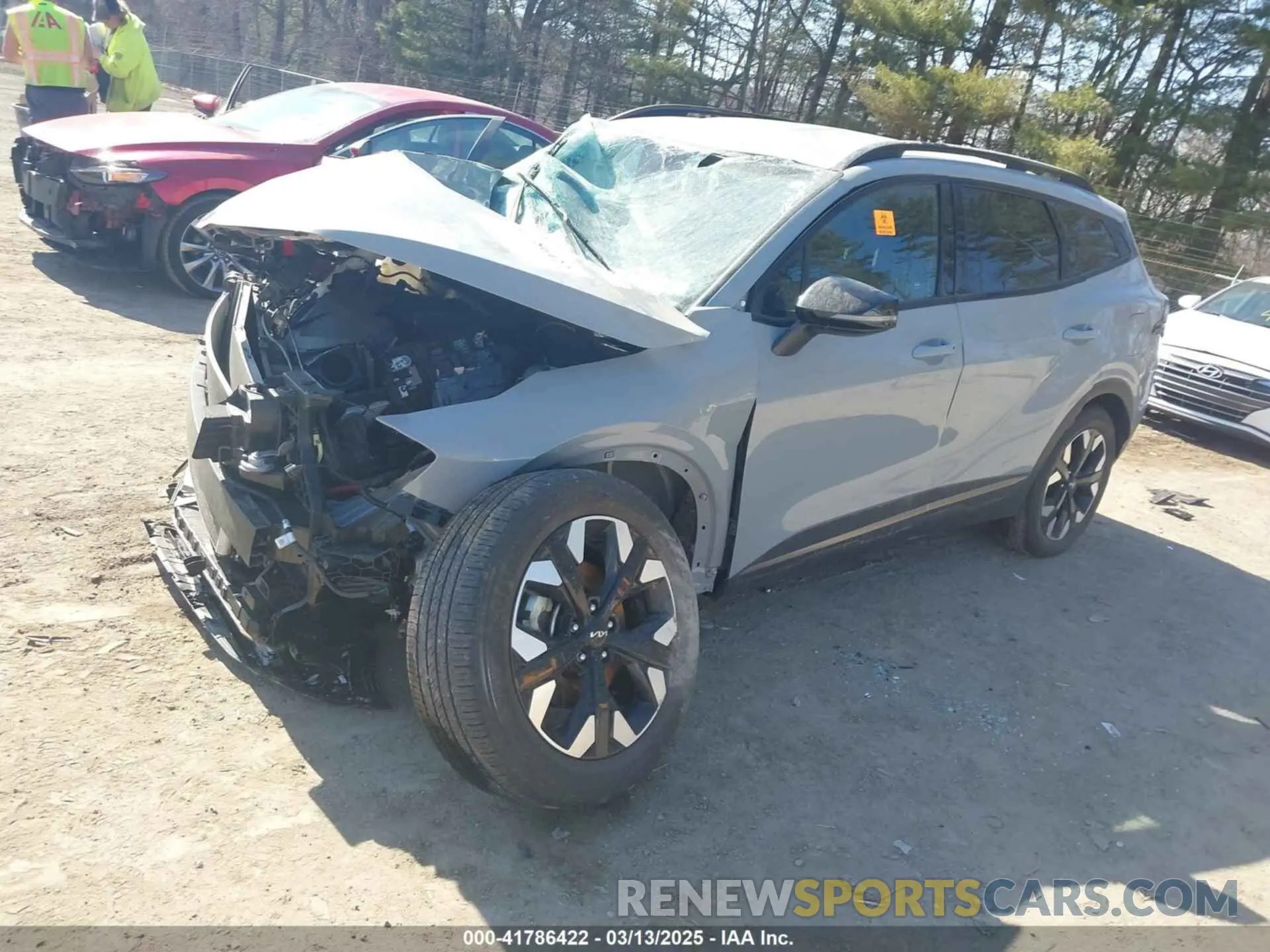 2 Photograph of a damaged car 5XYK6CAF8PG049267 KIA SPORTAGE 2023