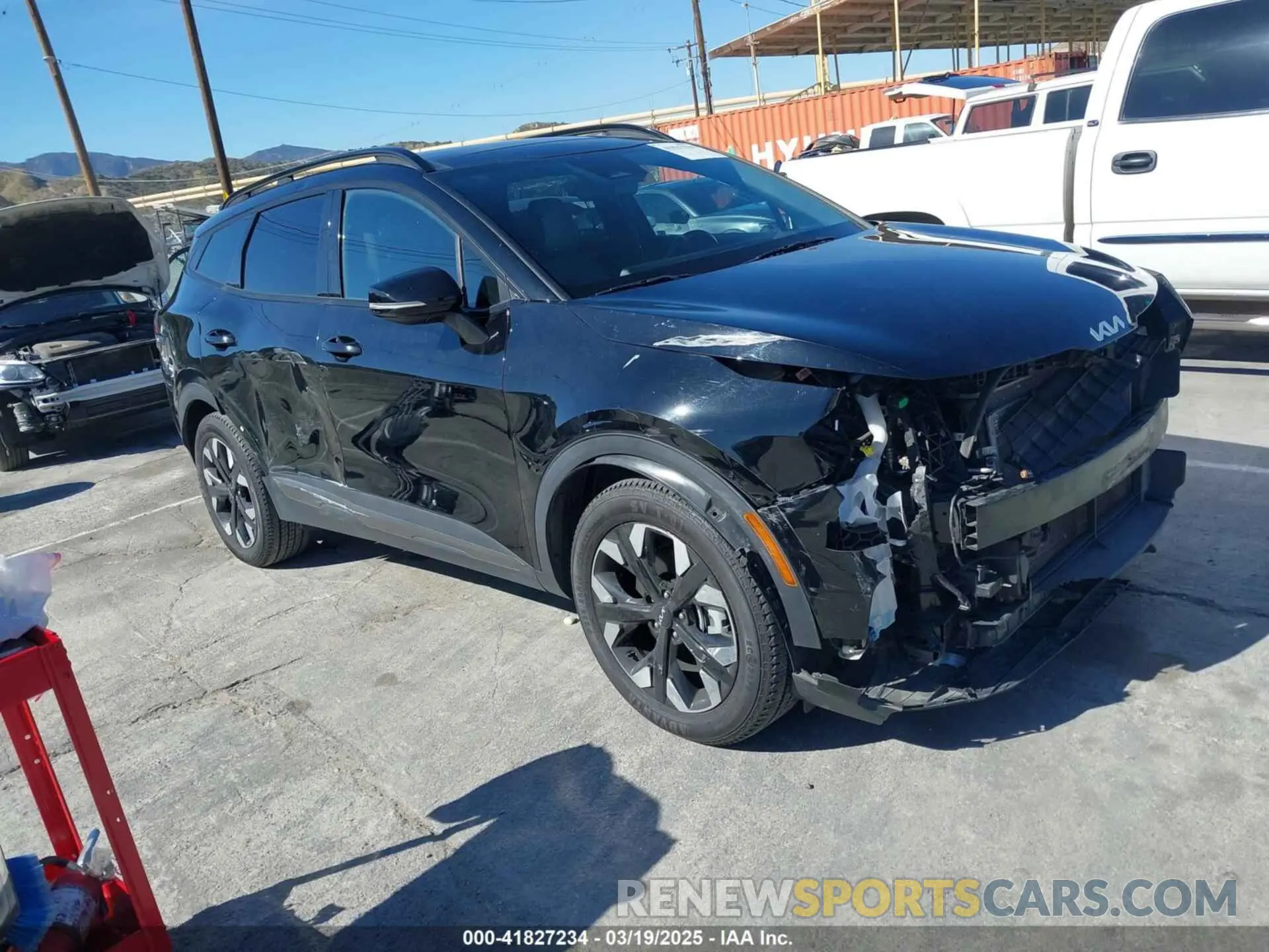 1 Photograph of a damaged car 5XYK6CAF9PG006251 KIA SPORTAGE 2023