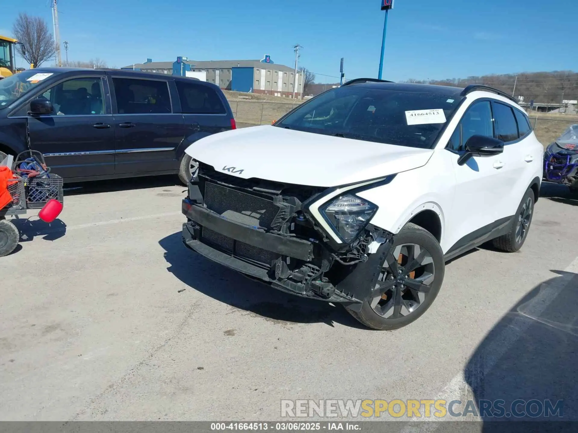 6 Photograph of a damaged car 5XYK6CAFXPG102356 KIA SPORTAGE 2023